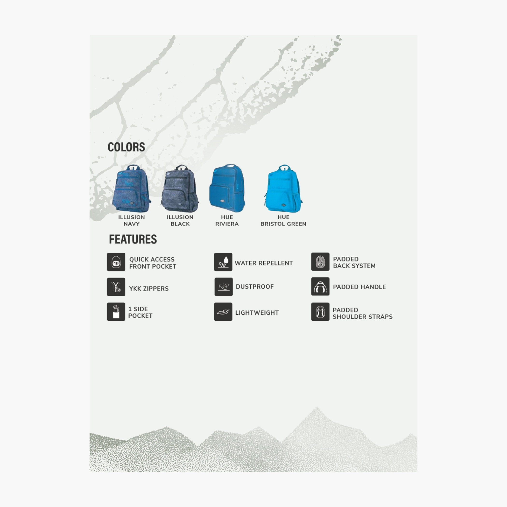 Wildcraft Printed Backpack with Adjustable Straps and Zip Closure - 15x28x39 cms-school-bagsandbackpacks-backpacks-image-4