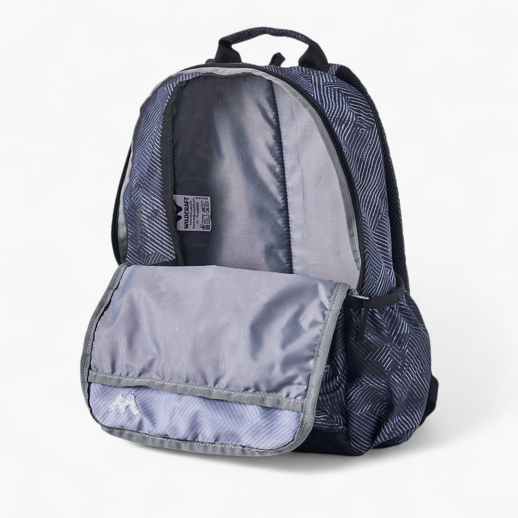 Wildcraft Printed Backpack with Adjustable Straps and Zip Closure - 15x28x39 cms-school-bagsandbackpacks-backpacks-image-8