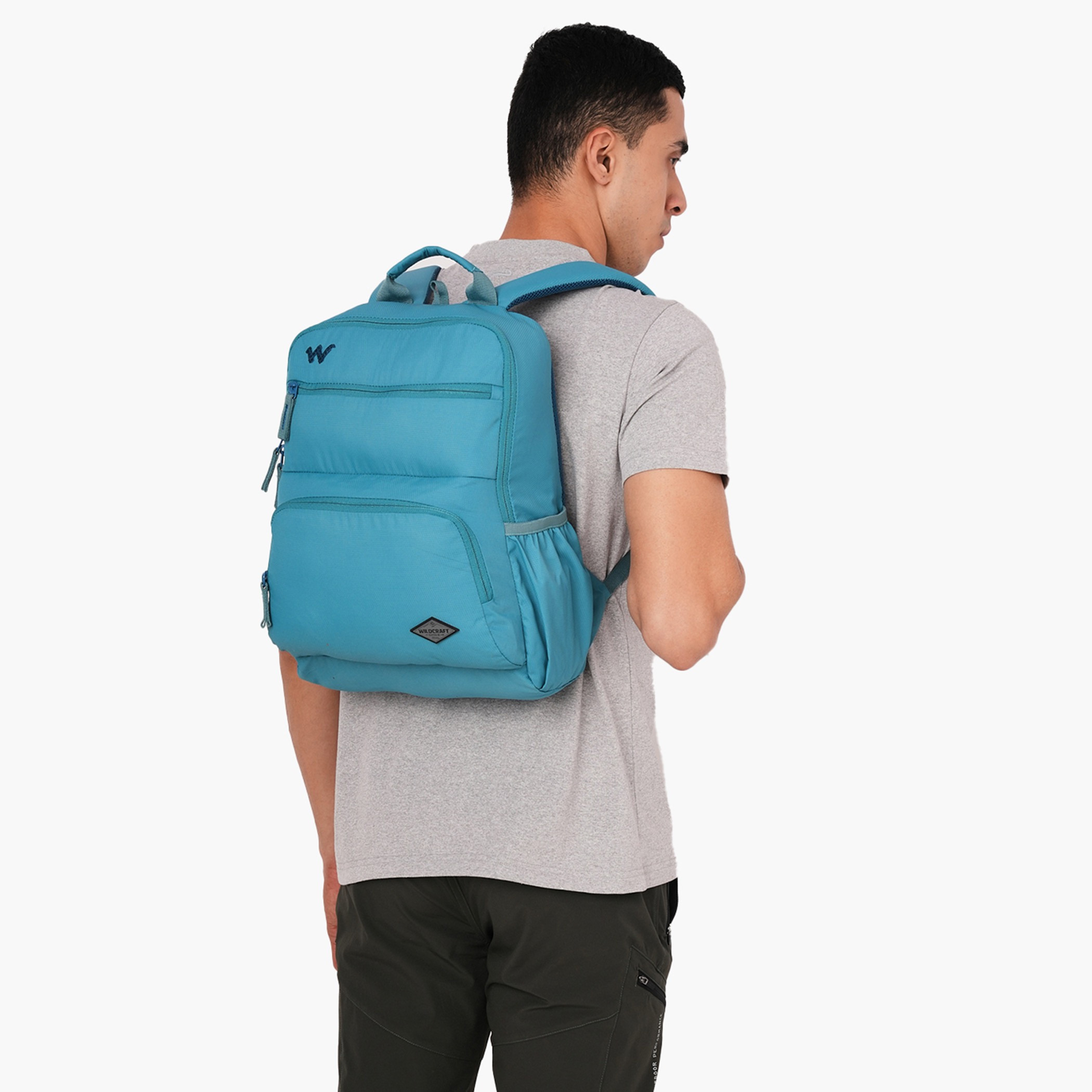 Wildcraft Solid Backpack with Adjustable Shoulder Straps - 15x28x39 cms-school-bagsandbackpacks-backpacks-image-3