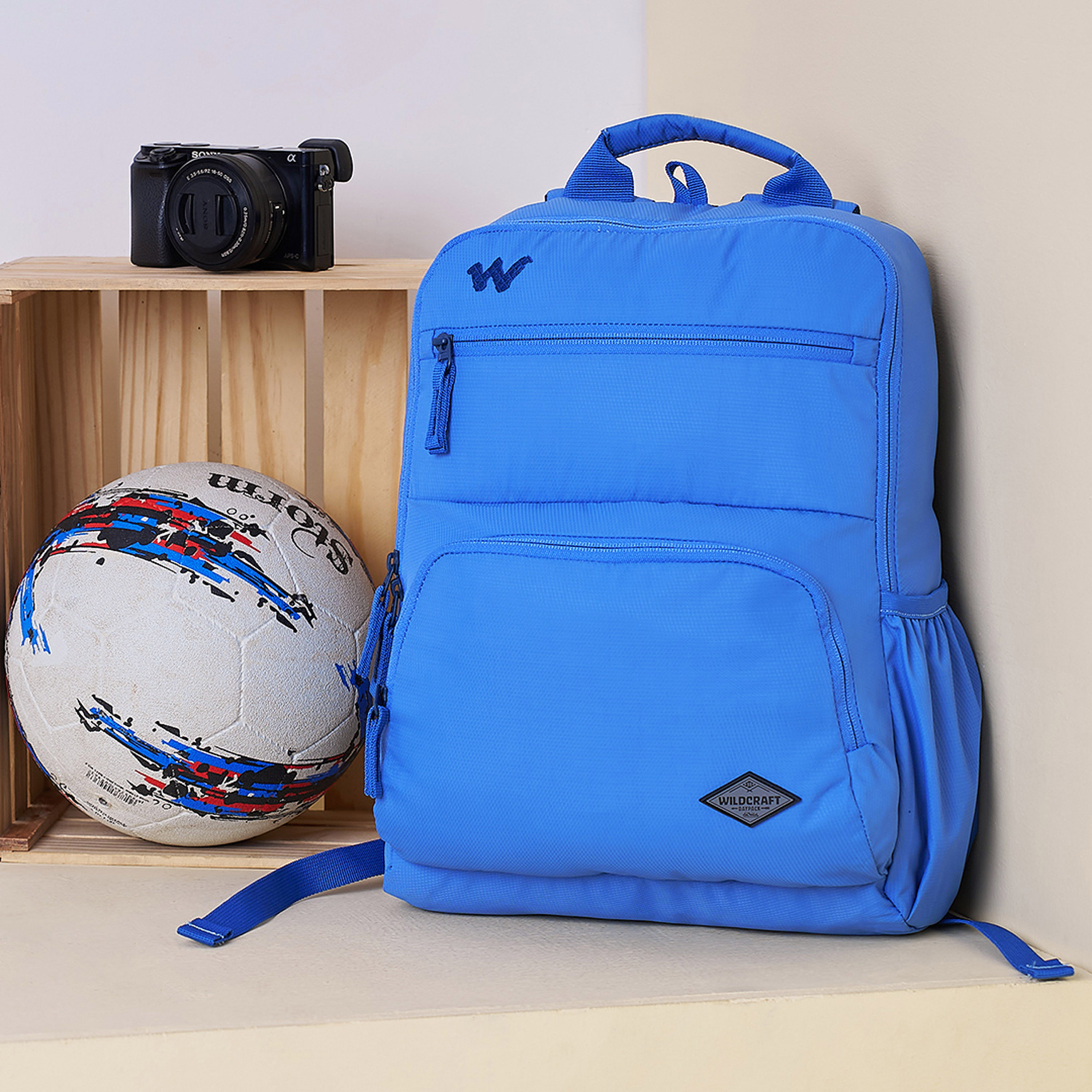 Wildcraft Solid Backpack with Adjustable Straps and Zip Closure - 15x28x39 cms-school-bagsandbackpacks-backpacks-image-11