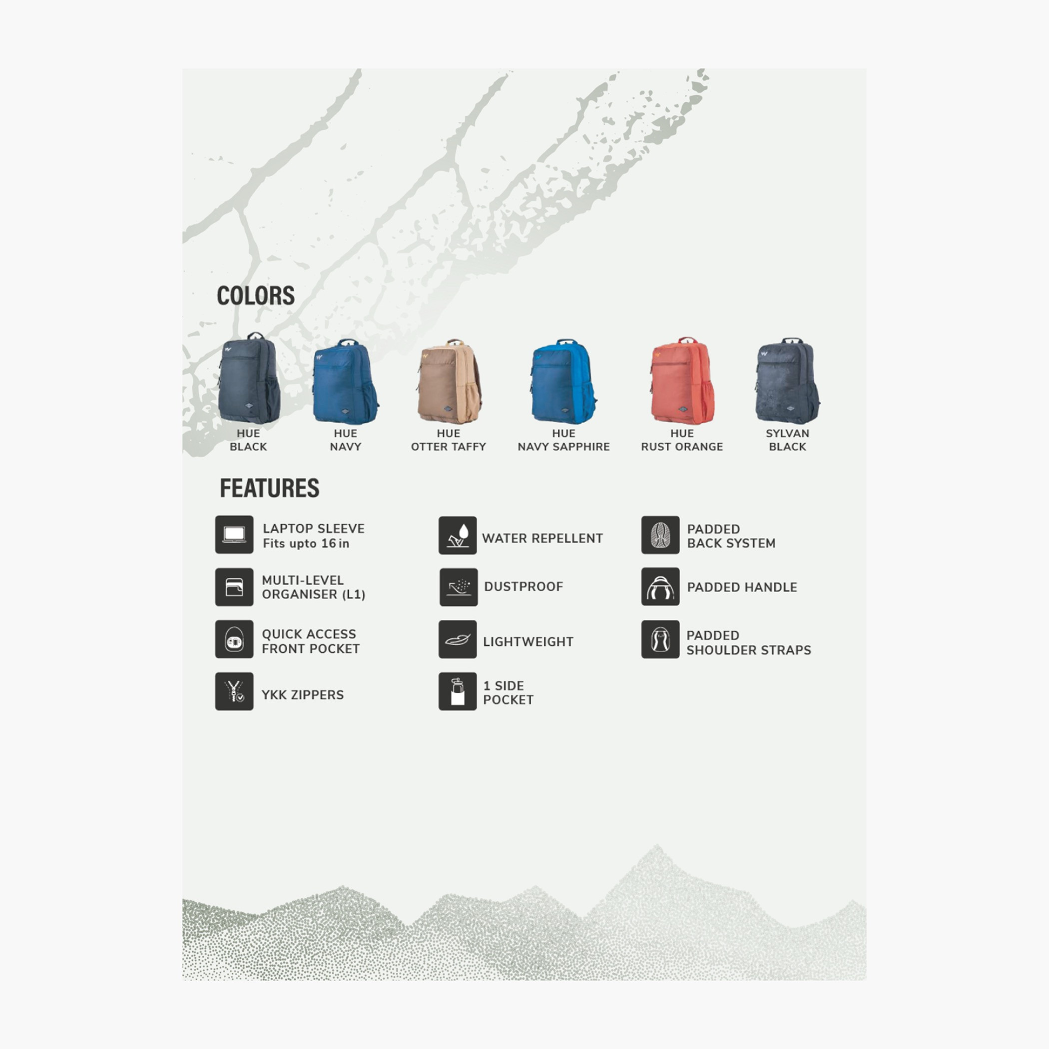 Wildcraft Solid Backpack with Adjustable Shoulder Straps - 23x32x46 cm-school-bagsandbackpacks-backpacks-image-4