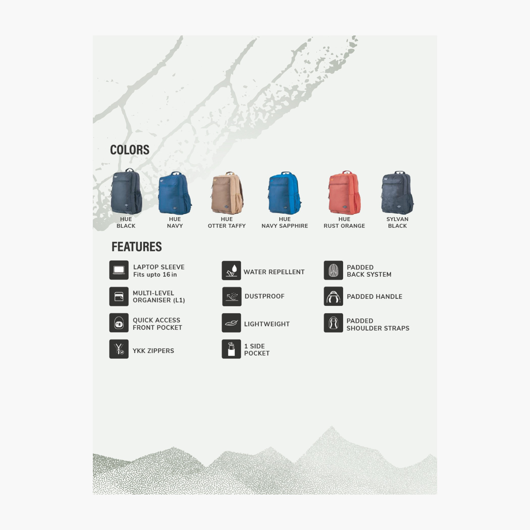 شنطة ظهر بطبعات بحمالات كتف مبطنة من وايلدكرافت -23x32x46  سم-school-bagsandbackpacks-backpacks-image-5