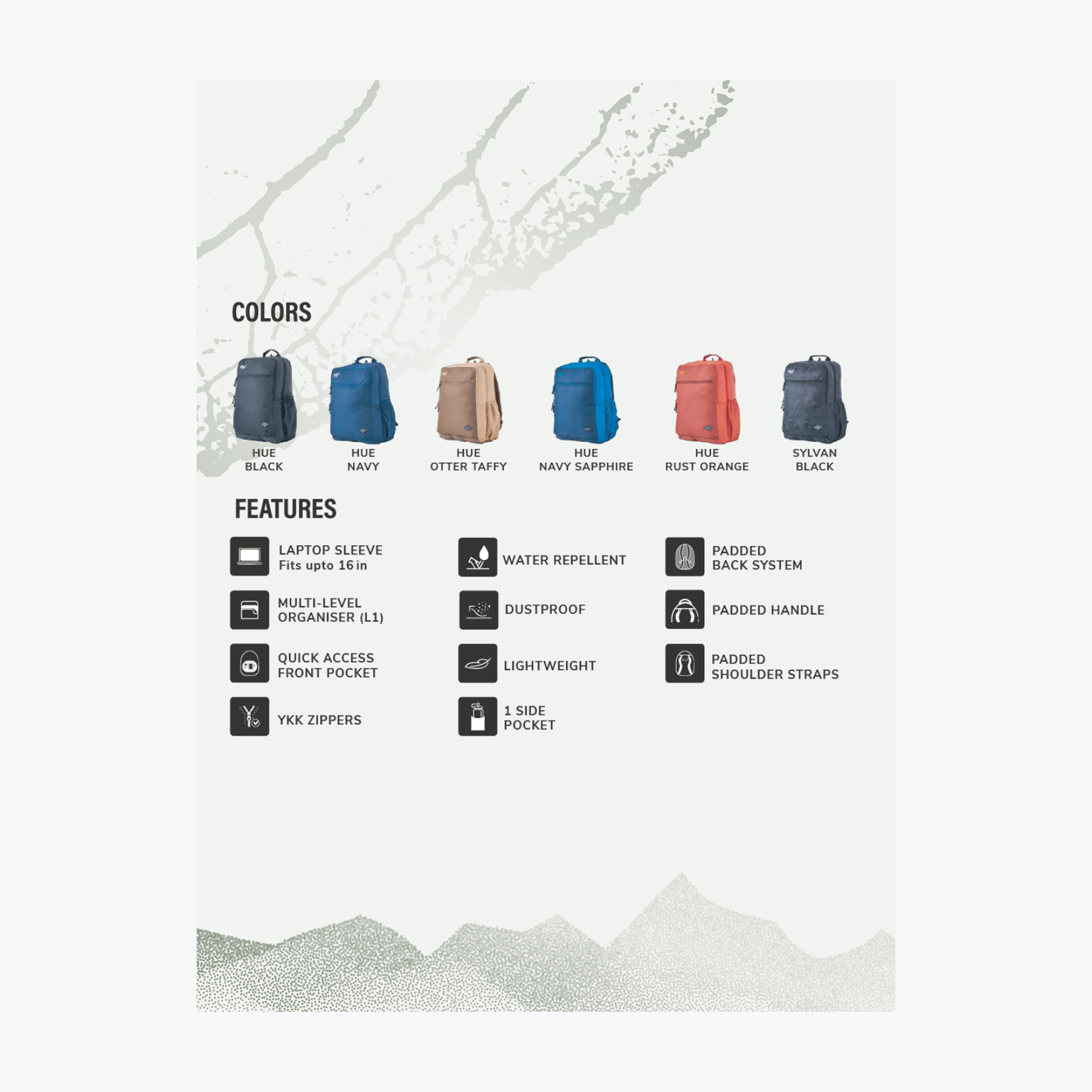 Wildcraft Solid School Backpack with Adjustable Shoulder Straps - 23x32x46 cms-school-bagsandbackpacks-backpacks-image-5