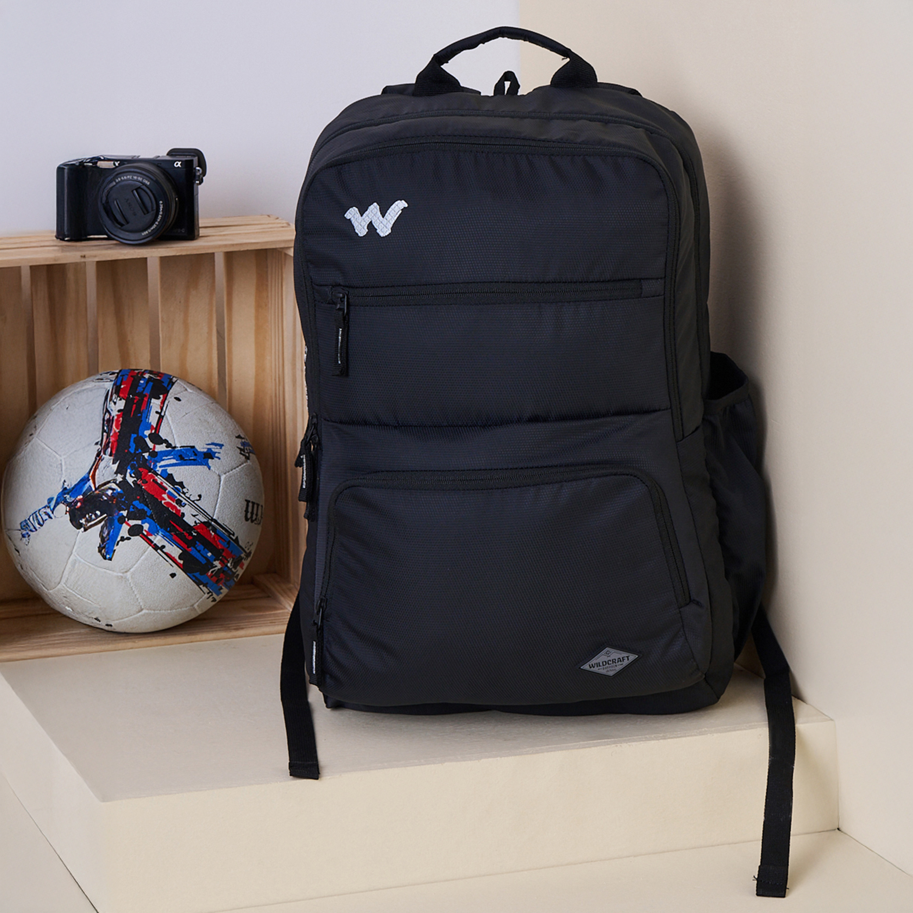 Wildcraft Solid School Backpack with Adjustable Shoulder Straps - 25x32x47 cms-school-bagsandbackpacks-backpacks-image-12