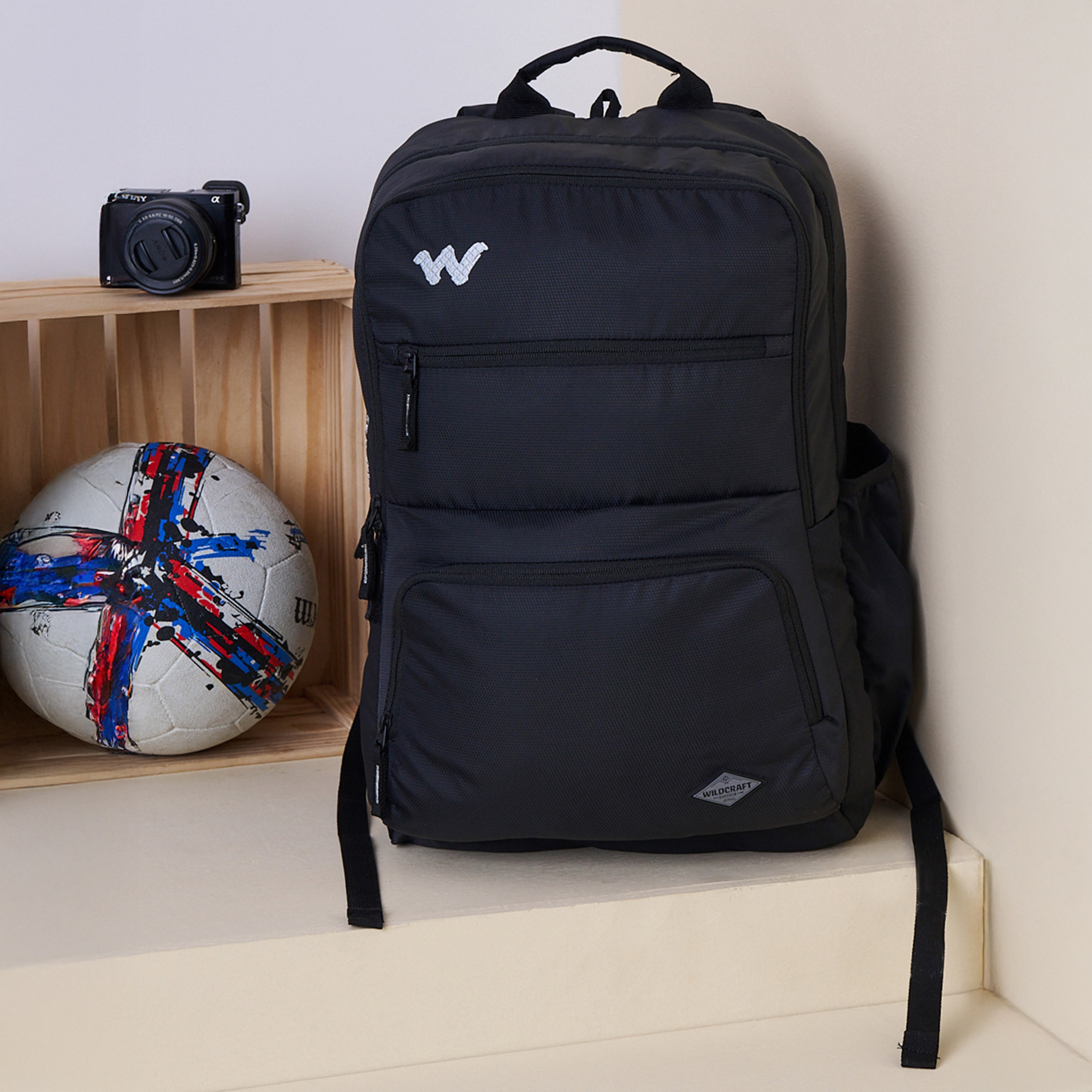 Wildcraft Solid School Backpack with Adjustable Shoulder Straps - 25x32x47 cms-school-bagsandbackpacks-backpacks-image-12