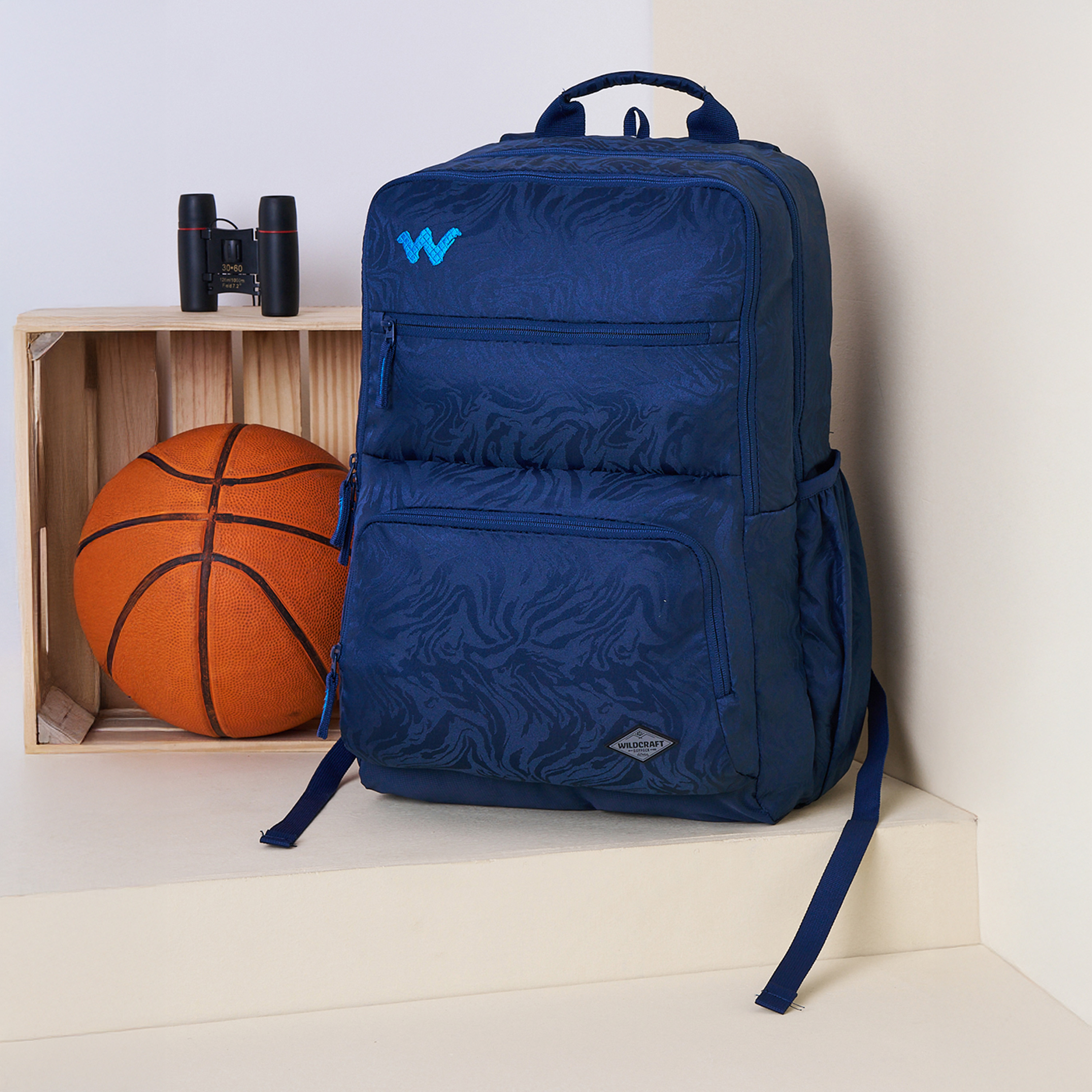 شنطة مدرسية سادة بحمالات كتف قابلة للتعديل من وايلدكرافت - 25×32×47 سم-school-bagsandbackpacks-backpacks-image-12