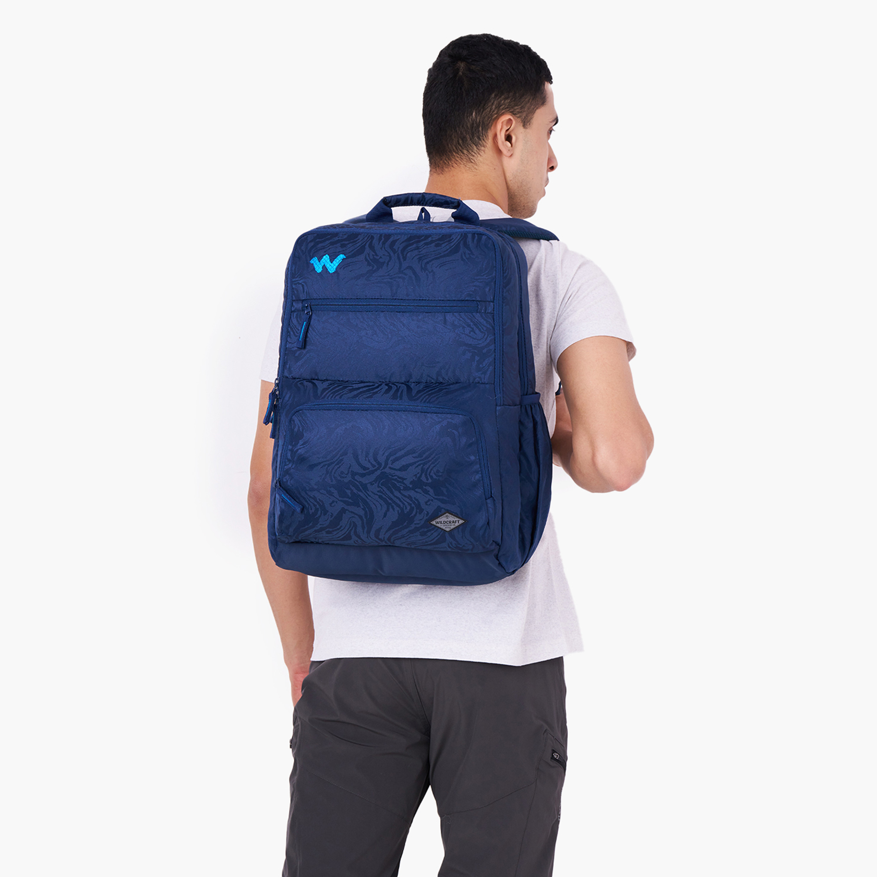 شنطة مدرسية سادة بحمالات كتف قابلة للتعديل من وايلدكرافت - 25×32×47 سم-school-bagsandbackpacks-backpacks-image-3