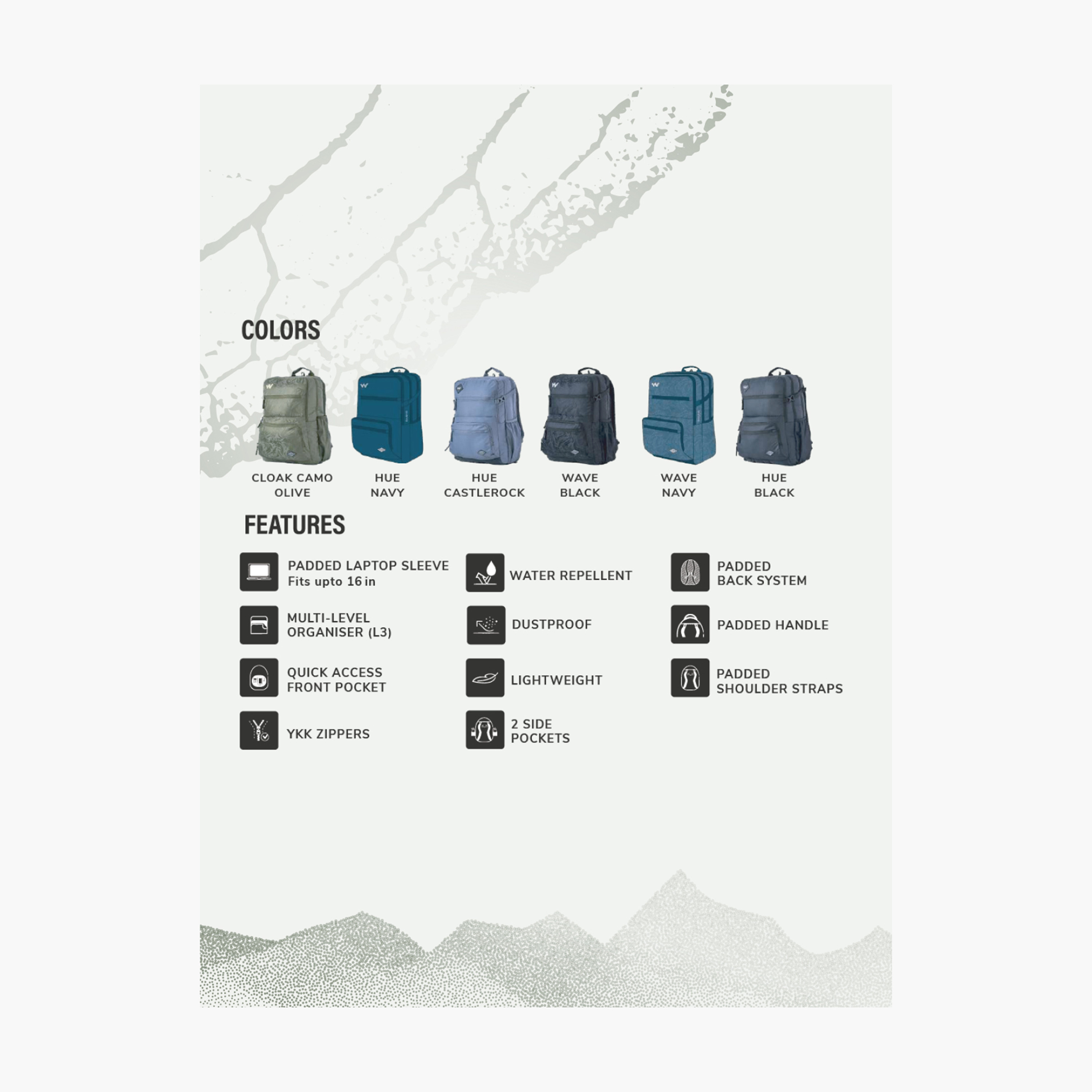 Wildcraft Solid School Backpack with Adjustable Shoulder Straps - 25x32x46 cms-school-bagsandbackpacks-backpacks-image-5
