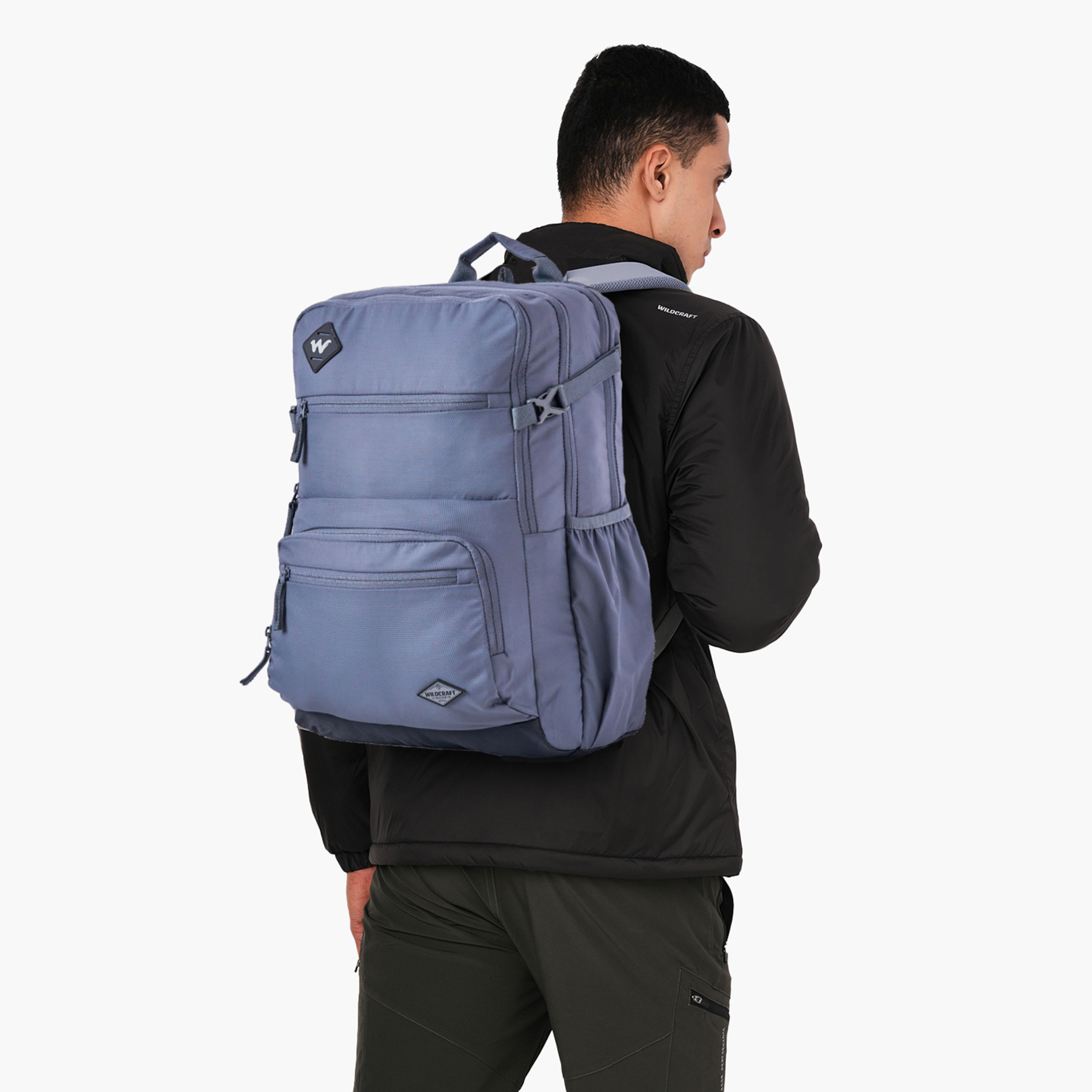 Wildcraft Solid School Backpack with Adjustable Shoulder Straps - 25x32x46 cms-school-bagsandbackpacks-backpacks-image-3