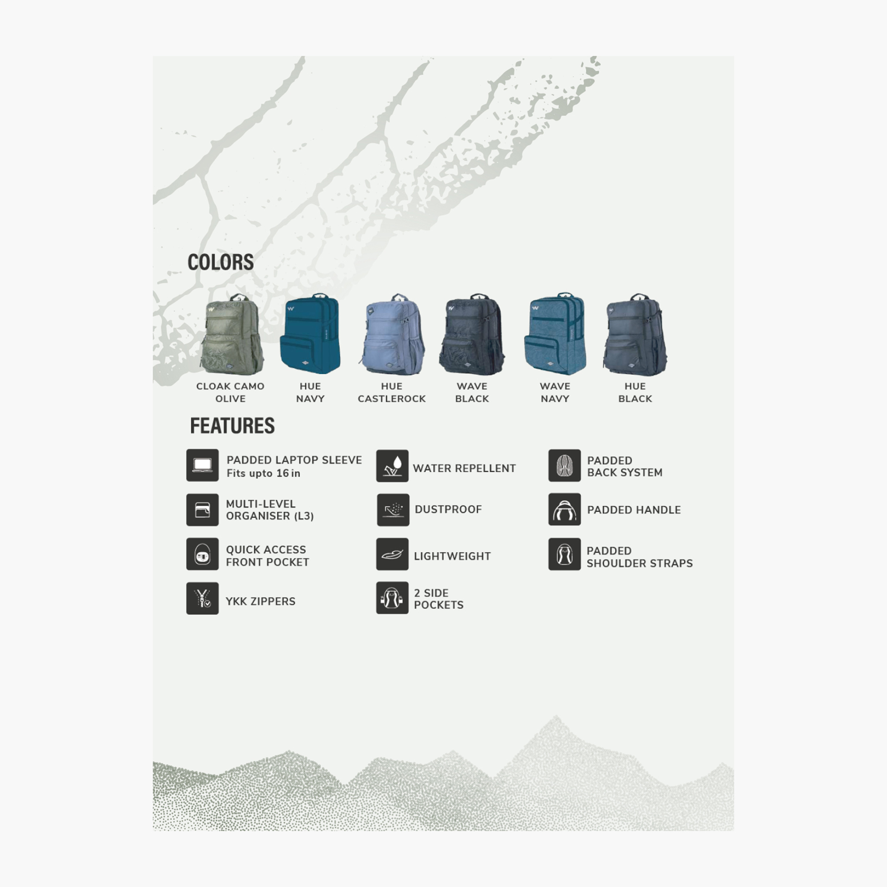 شنطة ظهر مدرسية بطبعات وحمالات كتف قابلة للتعديل من وايلدكرافت - 25×32×46 سم-school-bagsandbackpacks-backpacks-image-5