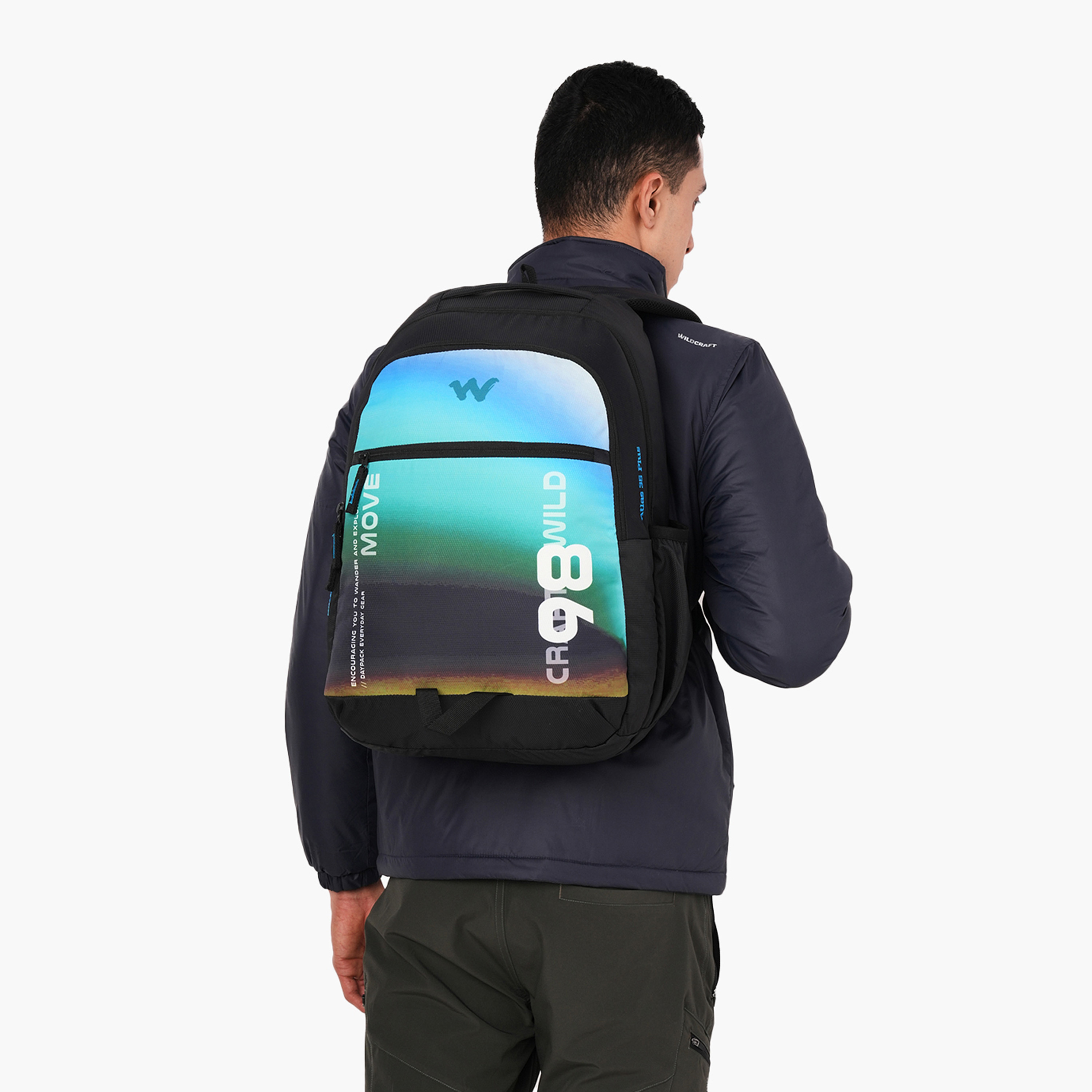 شنطة ظهر بطبعات بحمالات كتف قابلة للتعديل من وايلدكرافت - 19x32x47 سم-school-bagsandbackpacks-backpacks-image-11