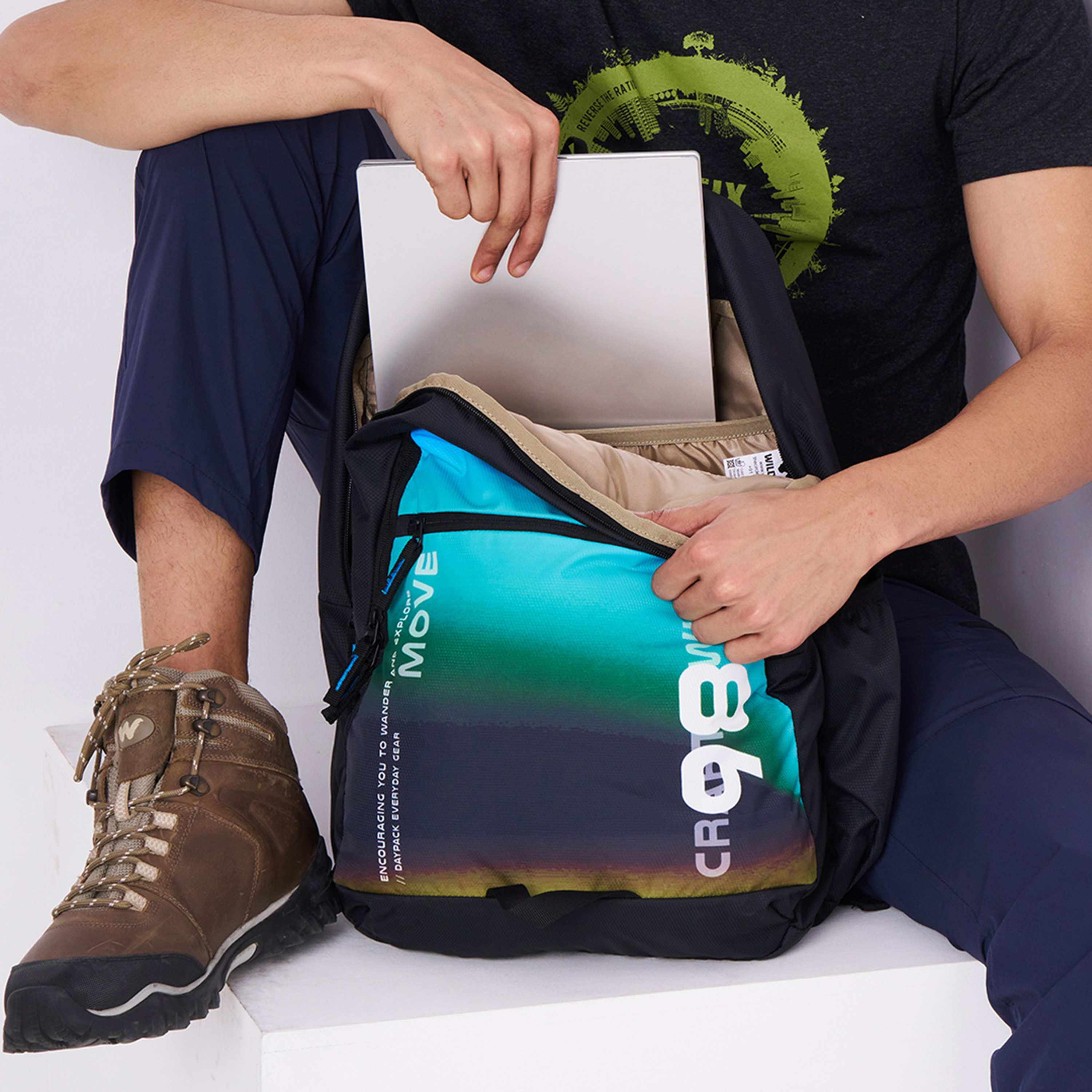شنطة ظهر بطبعات بحمالات كتف قابلة للتعديل من وايلدكرافت - 19x32x47 سم-school-bagsandbackpacks-backpacks-image-2