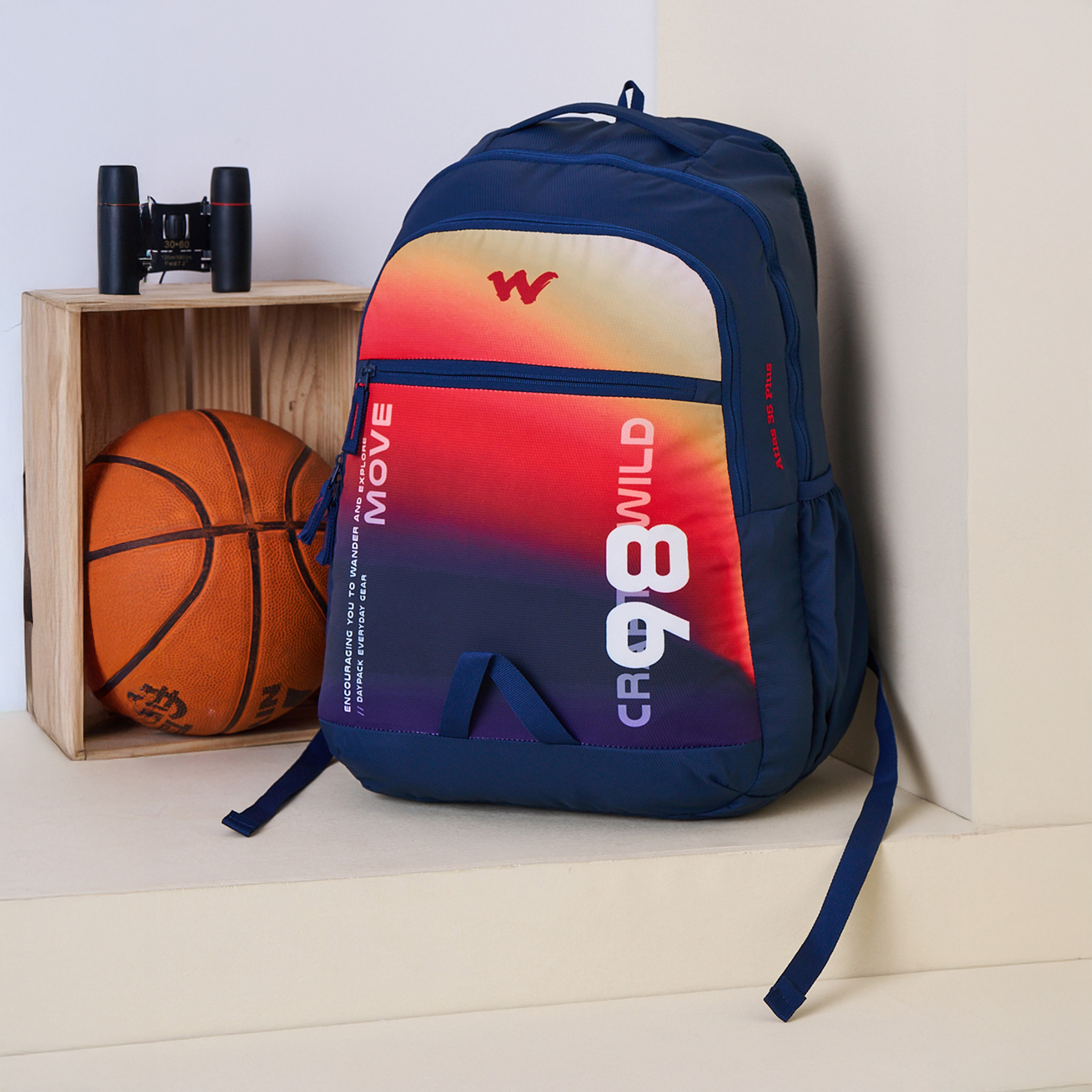 Wildcraft Printed School Backpack with Adjustable Shoulder Straps - 19x32x47 cms-school-bagsandbackpacks-backpacks-image-12