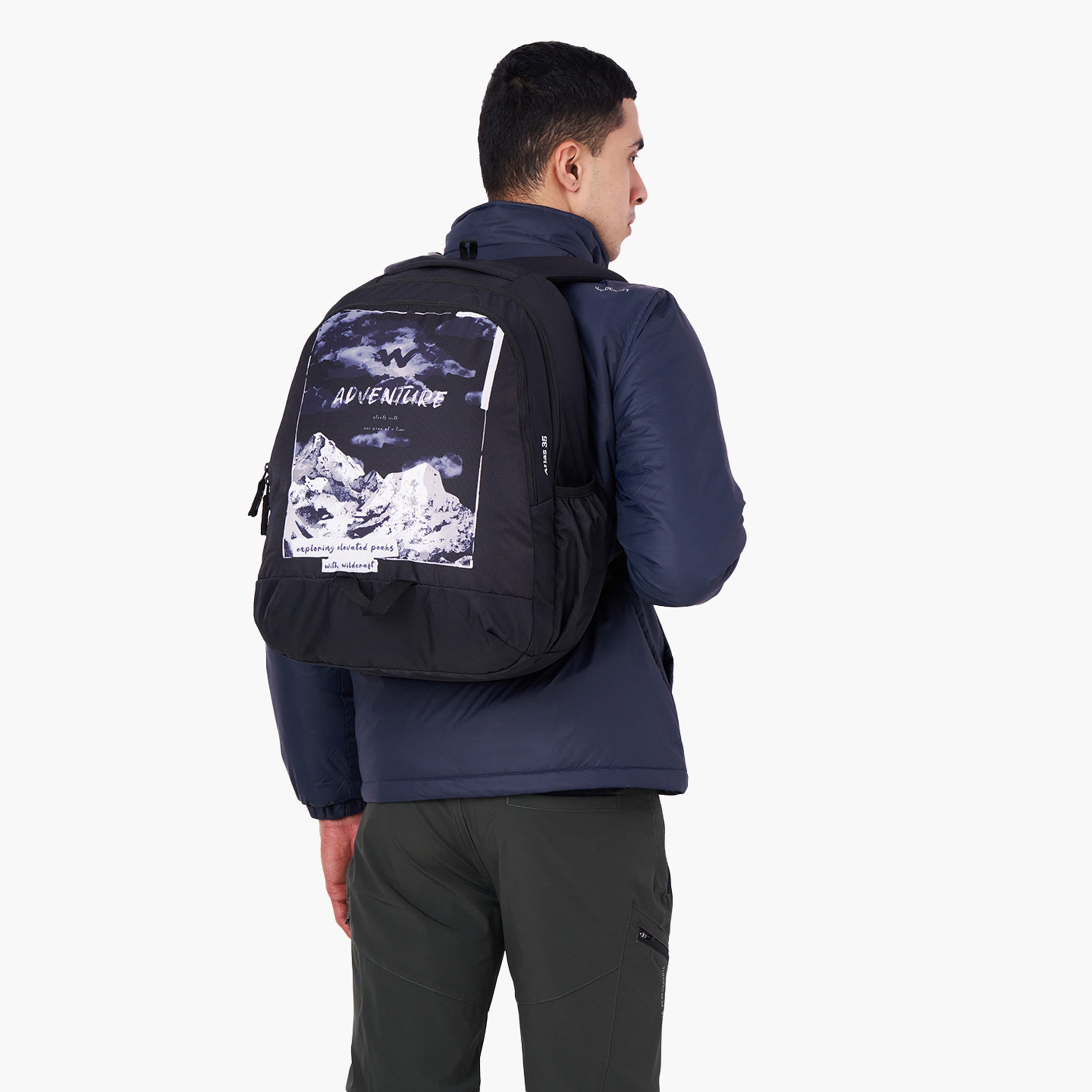 شنطة ظهر مدرسية بطبعات وحمّالات كتف قابلة للتعديل من وايلدكرافت - 25×31×46 سم-school-bagsandbackpacks-backpacks-image-3