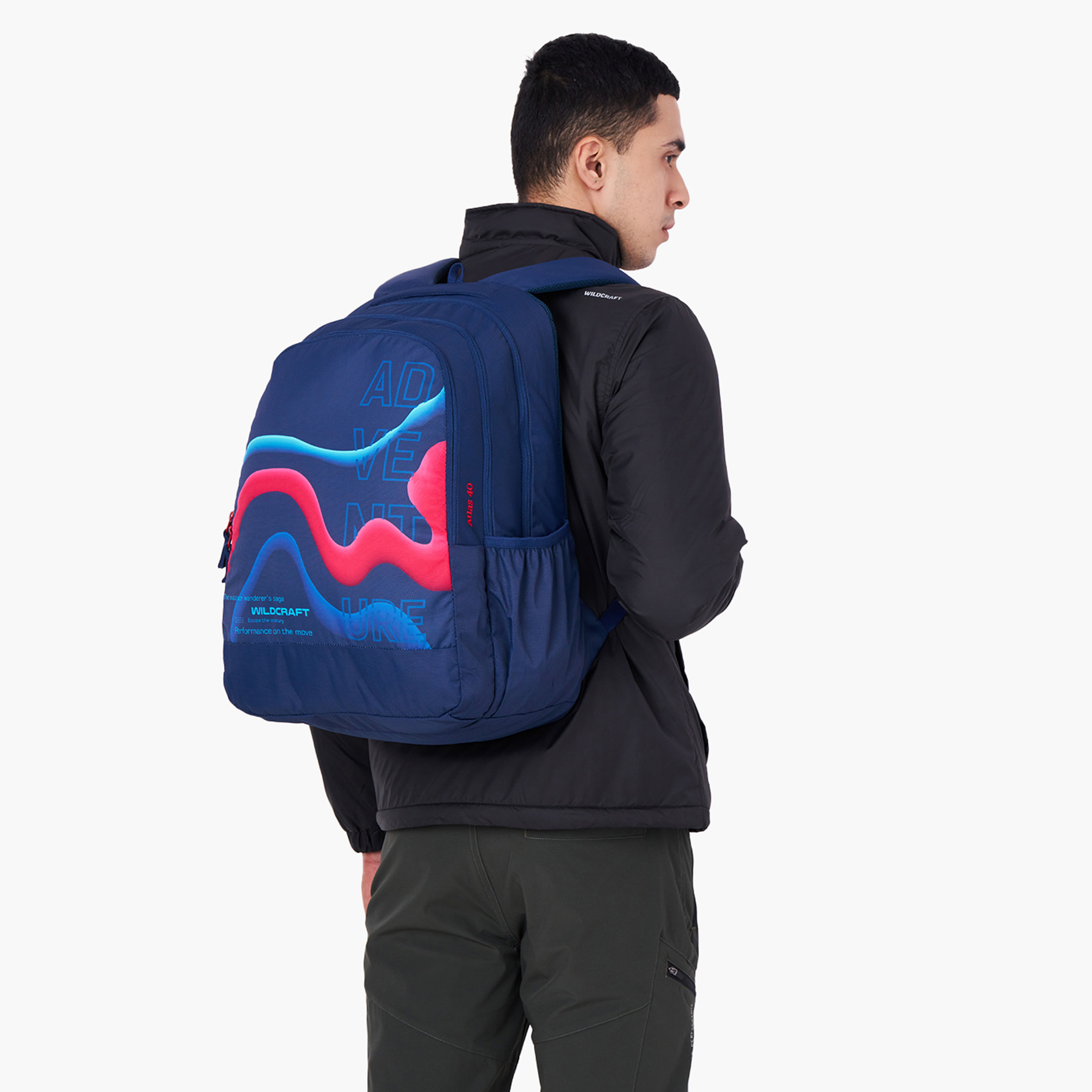 شنطة مدرسية بطبعات جرافيك بحمالات كتف قابلة للتعديل من وايلدكرافت - 21×34×48 سم-school-bagsandbackpacks-backpacks-image-2