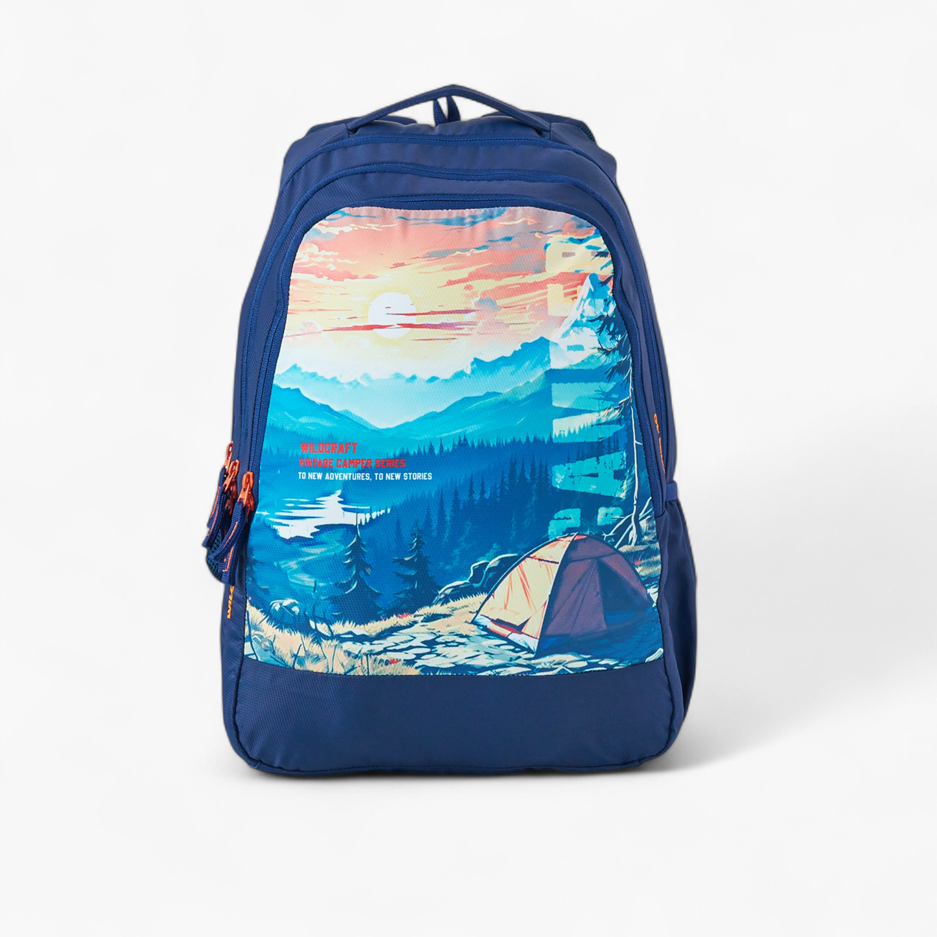 شنطة مدرسية بطبعات جرافيك وحمالات كتف قابلة للتعديل من وايلدكرافت - 21×34×48 سم-school-bagsandbackpacks-backpacks-image-1