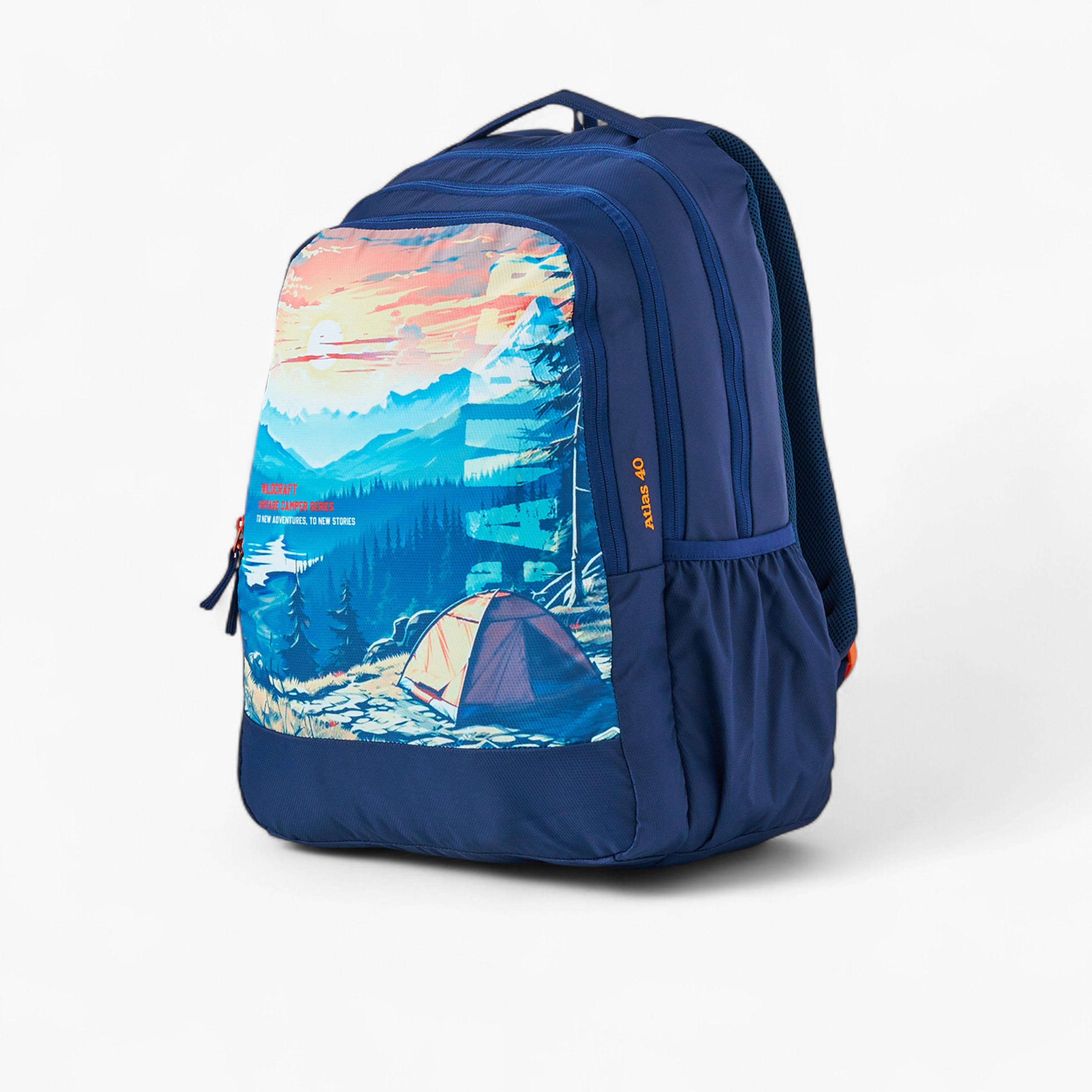 شنطة مدرسية بطبعات جرافيك وحمالات كتف قابلة للتعديل من وايلدكرافت - 21×34×48 سم-school-bagsandbackpacks-backpacks-image-6