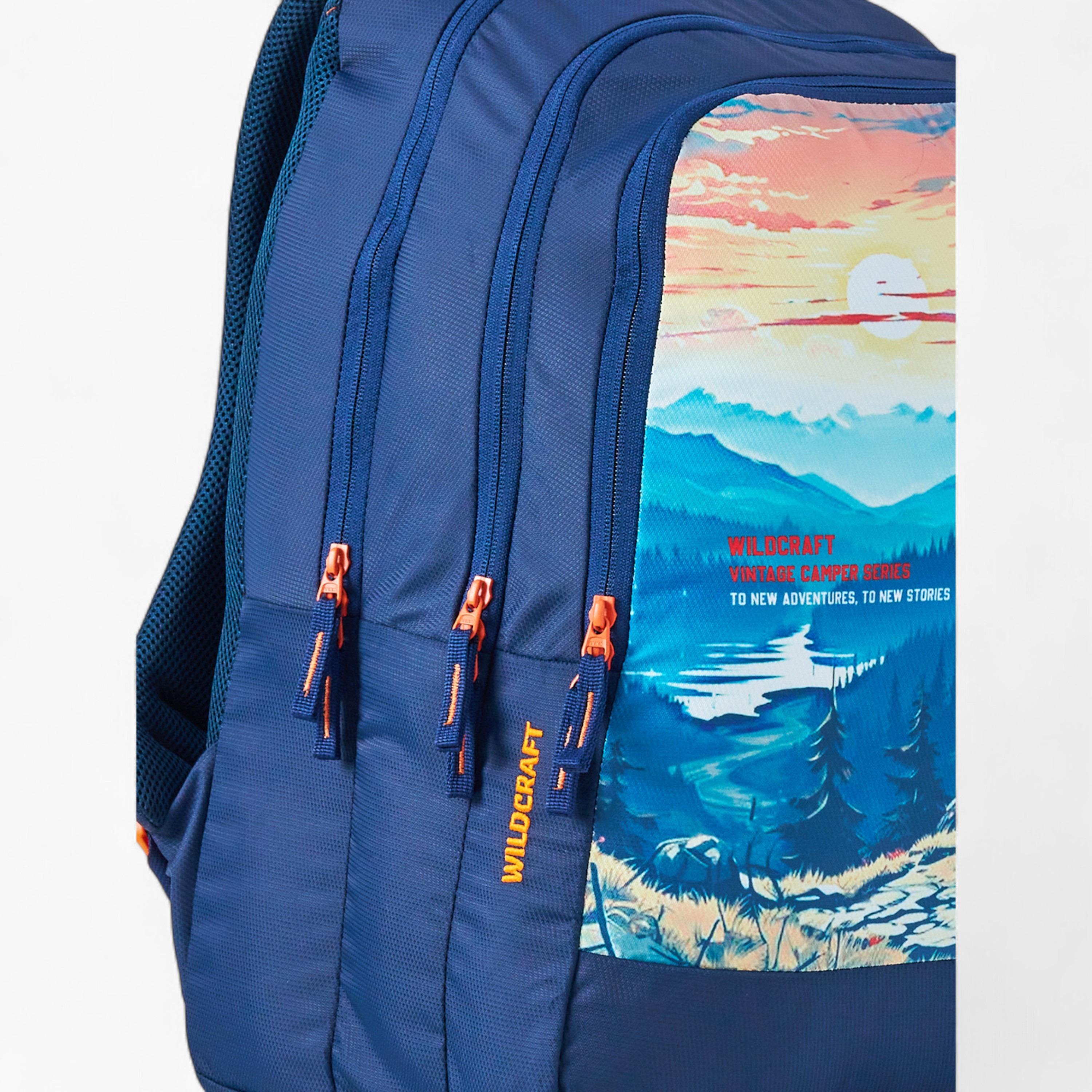 شنطة مدرسية بطبعات جرافيك وحمالات كتف قابلة للتعديل من وايلدكرافت - 21×34×48 سم-school-bagsandbackpacks-backpacks-image-9