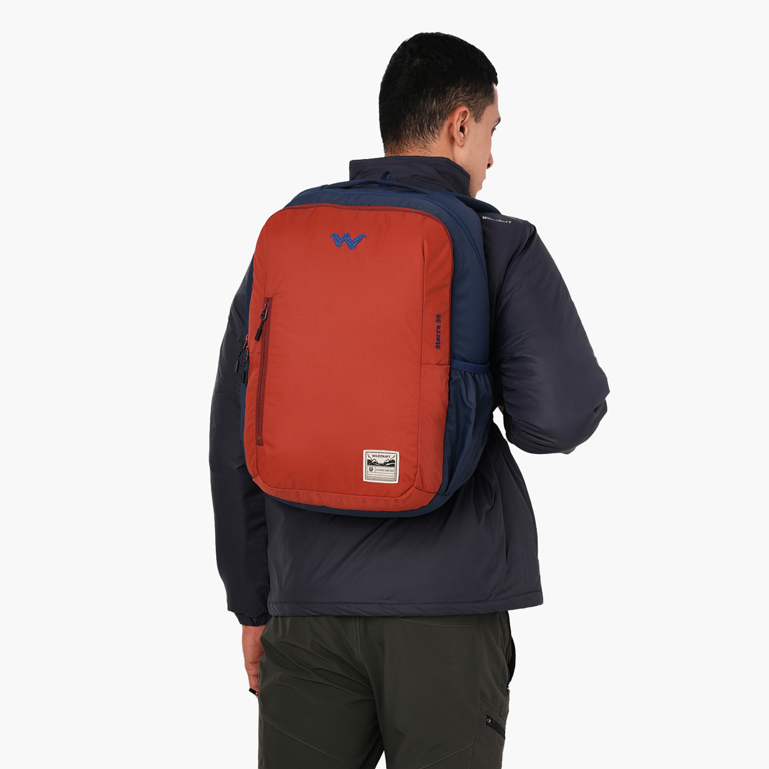 شنطة ظهر مدرسية بقوالب ملونة وحمّالات كتف قابلة للتعديل من وايلدكرافت - 22x30x46 سم-school-bagsandbackpacks-backpacks-image-3