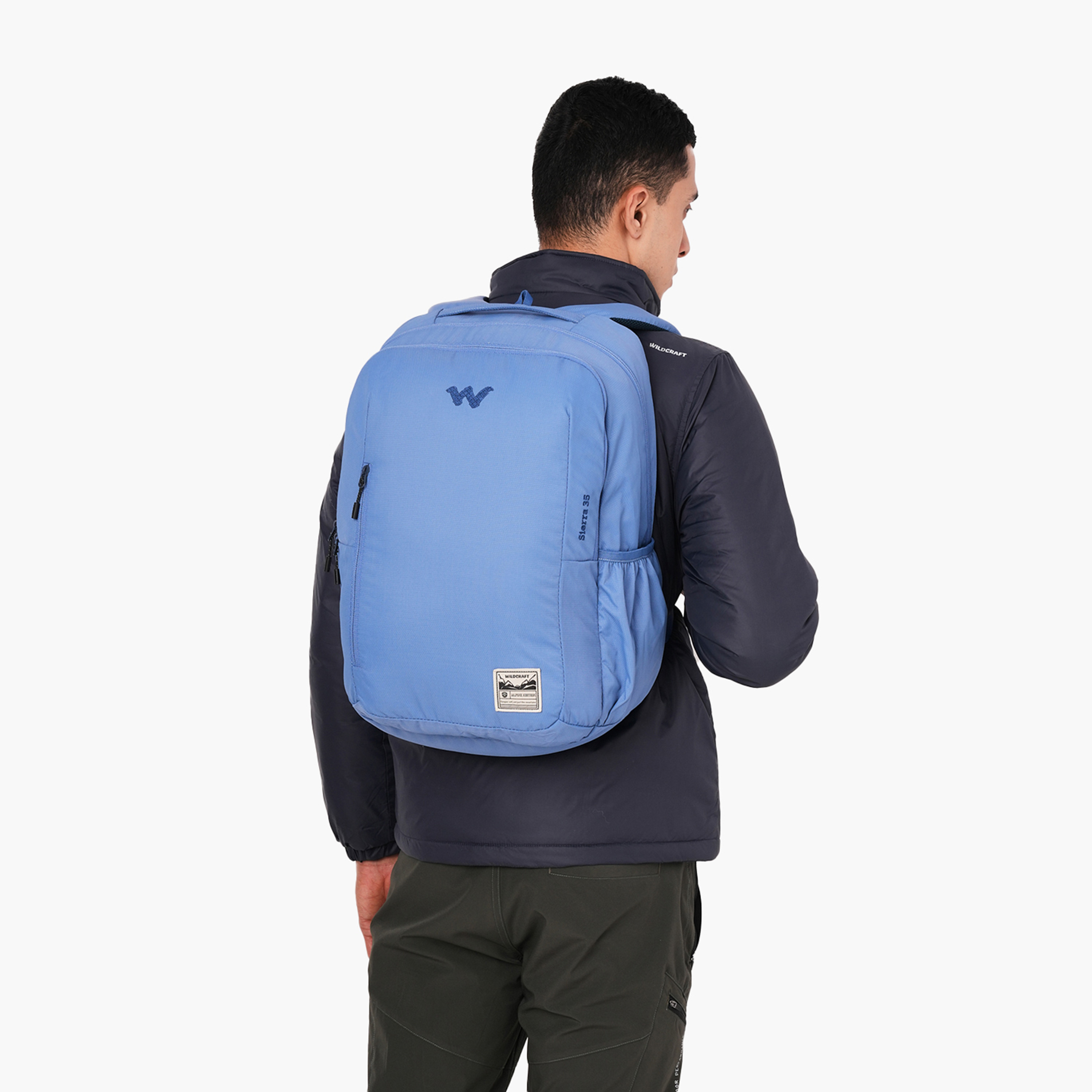 شنطة ظهر مدرسية سادة وحمّالات كتف قابلة للتعديل من وايلدكرافت - 22x30x46 سم-school-bagsandbackpacks-backpacks-image-3