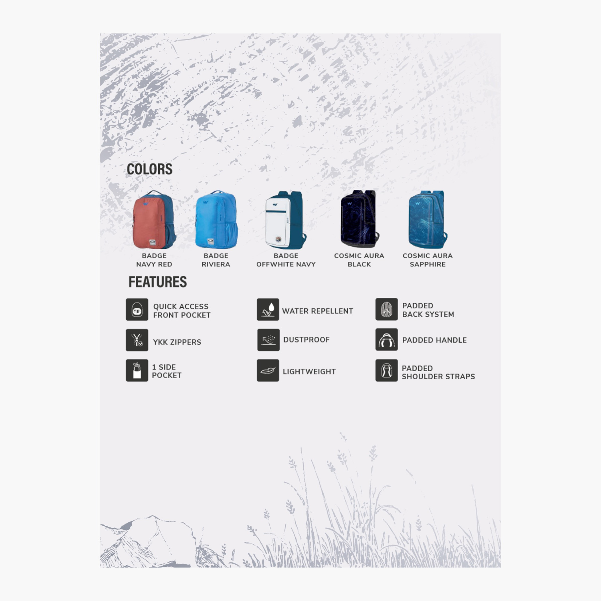 Wildcraft Printed Backpack with Adjustable Shoulder Straps - 22x30x46 cms-school-bagsandbackpacks-backpacks-image-4