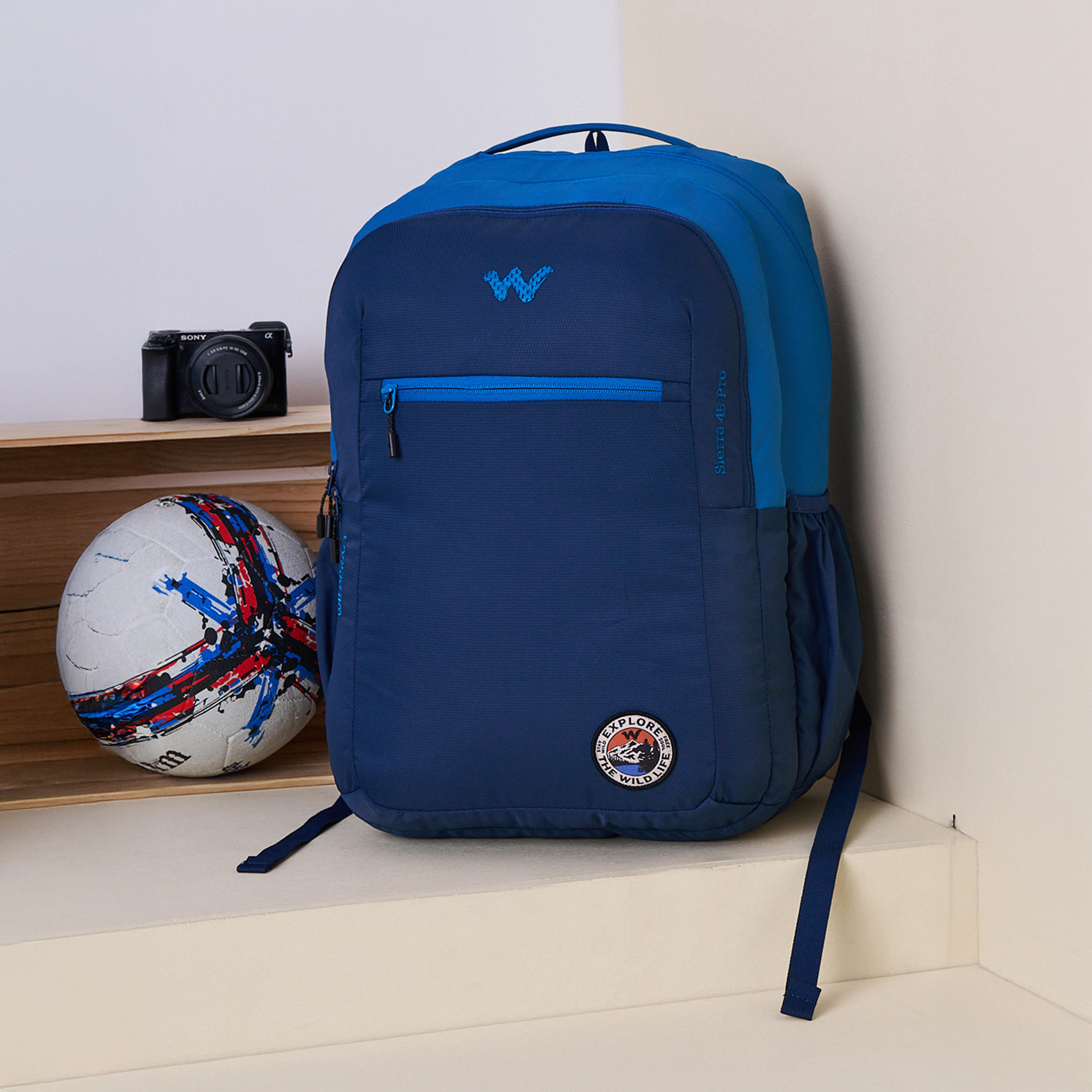 Wildcraft Solid School Backpack with Adjustable Shoulder Straps - 25x33x48 cms-school-bagsandbackpacks-backpacks-image-12