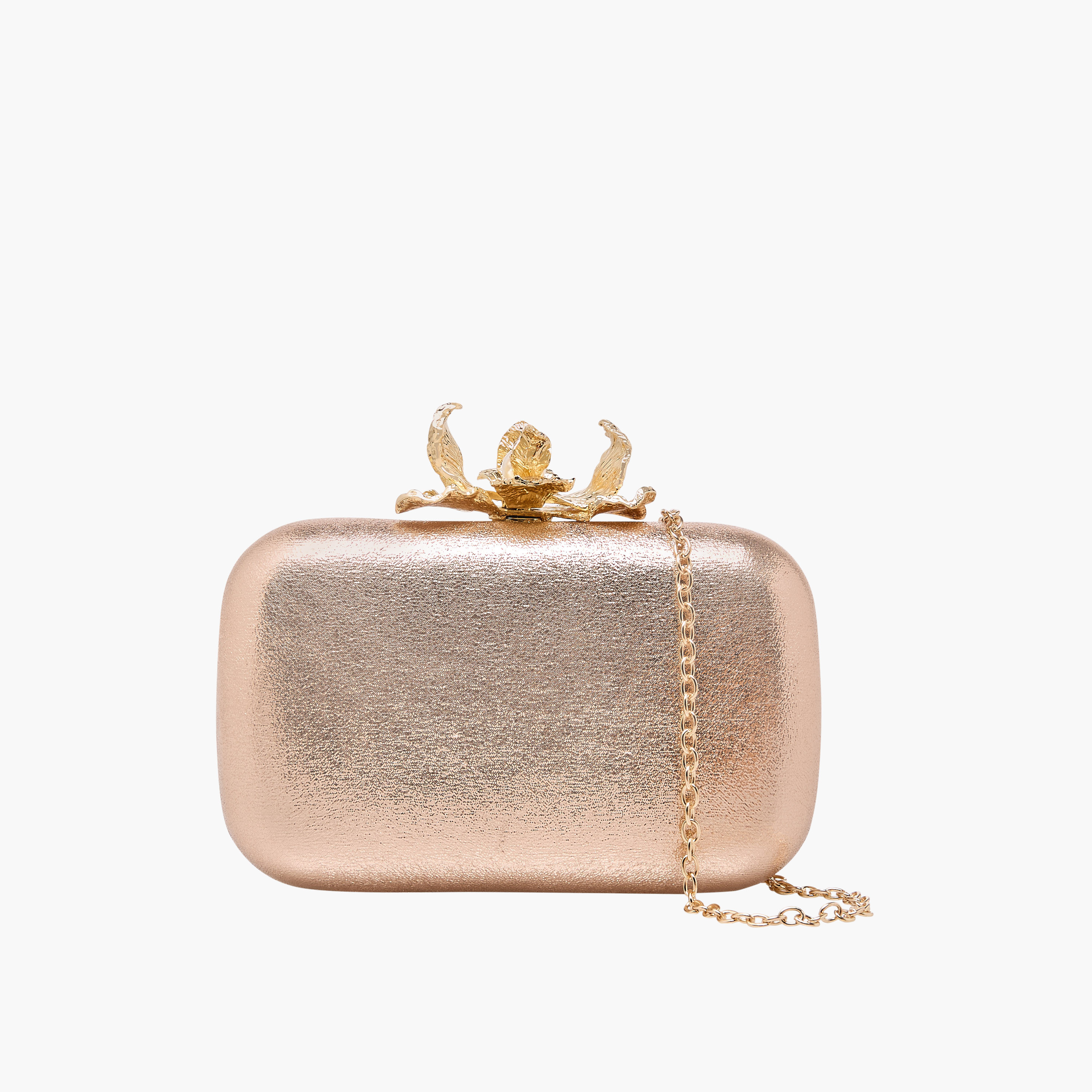 شنطة كلاتش بزينة زهور وحزام سلسلة قابل للفصل من ساشا-women-bagsandwallets-handbags-image-1