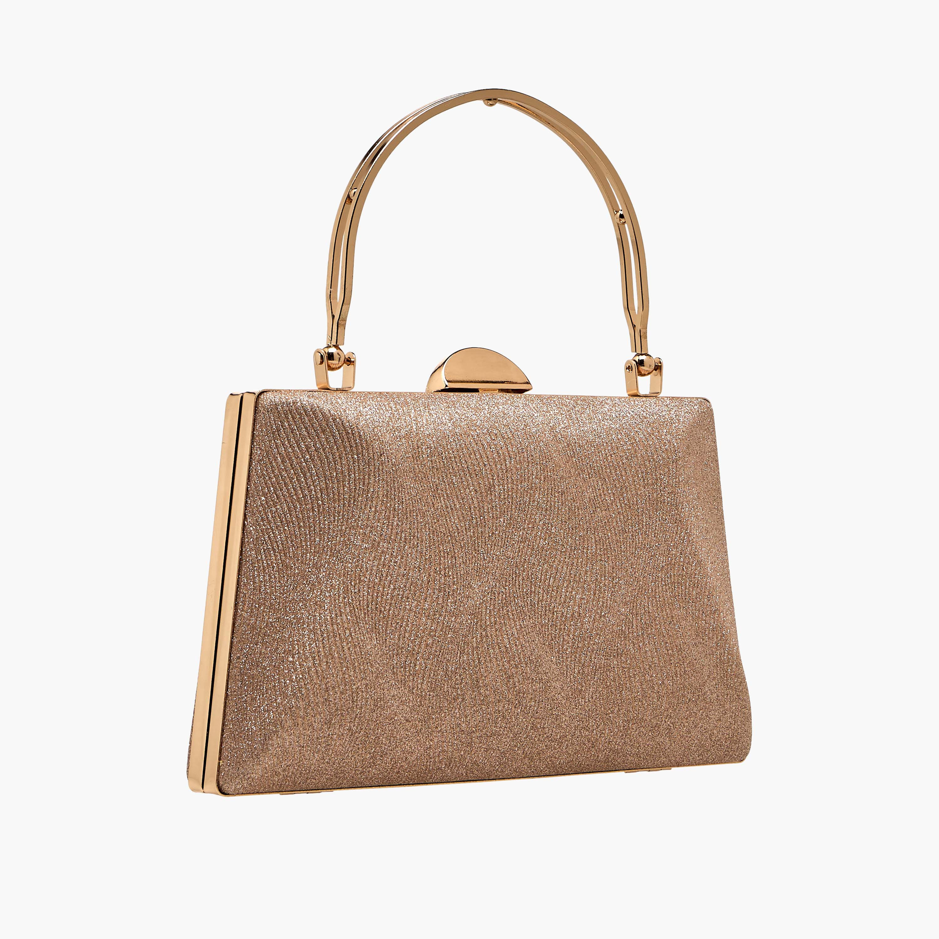 Sasha Glitter Embellished Clutch with Chain Strap-women-bagsandwallets-handbags-image-4