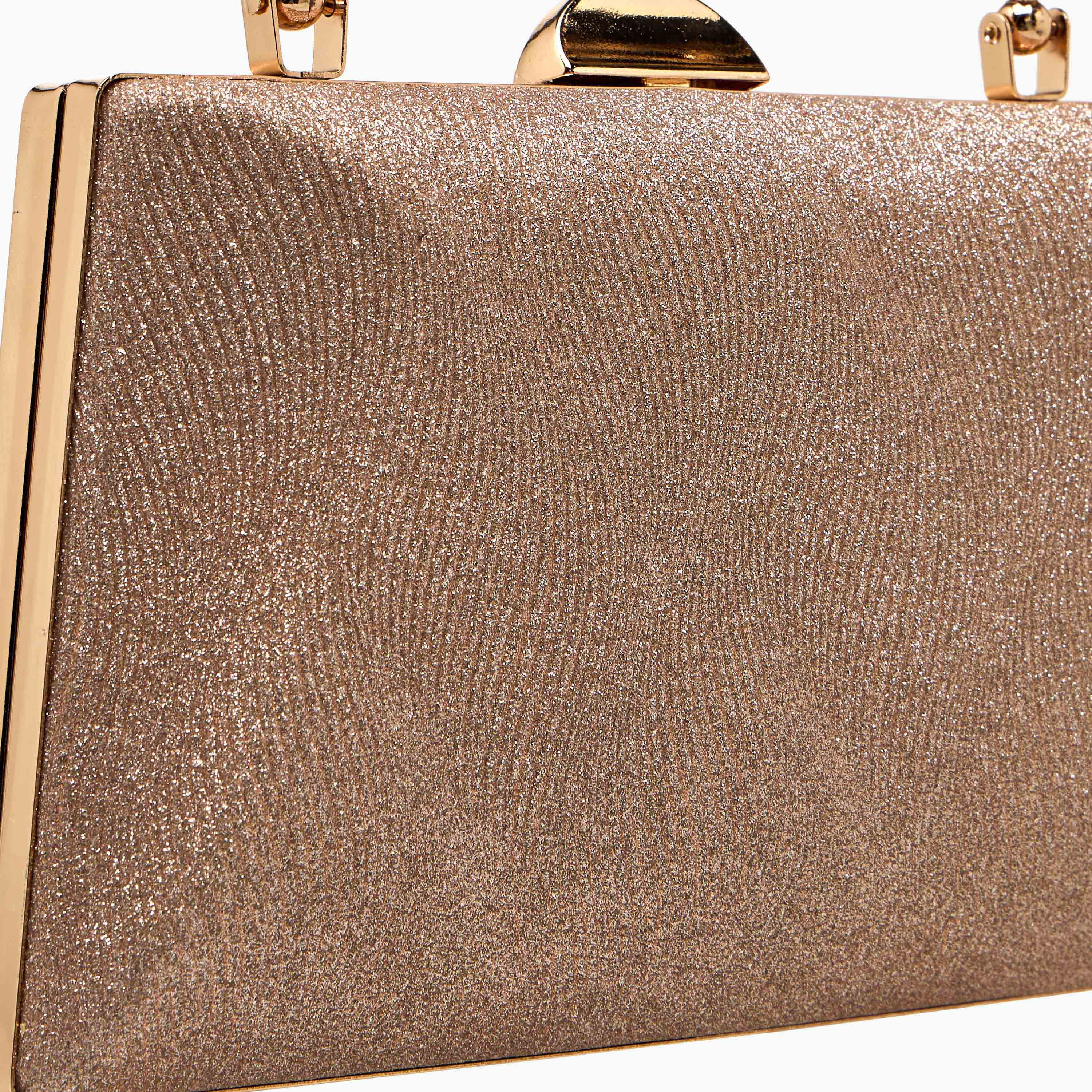 Sasha Glitter Embellished Clutch with Chain Strap-women-bagsandwallets-handbags-image-6