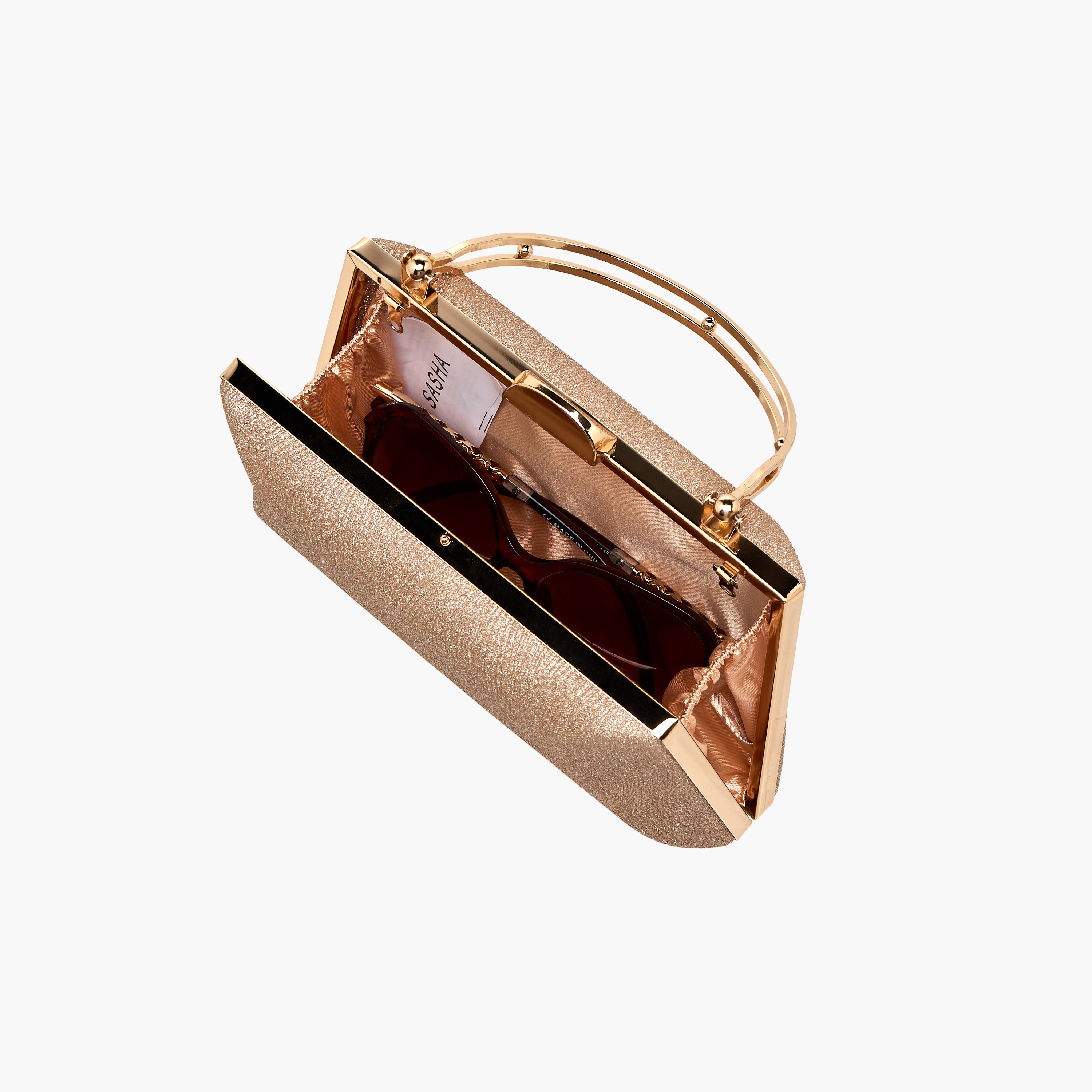 Sasha Glitter Embellished Clutch with Chain Strap-women-bagsandwallets-handbags-image-8