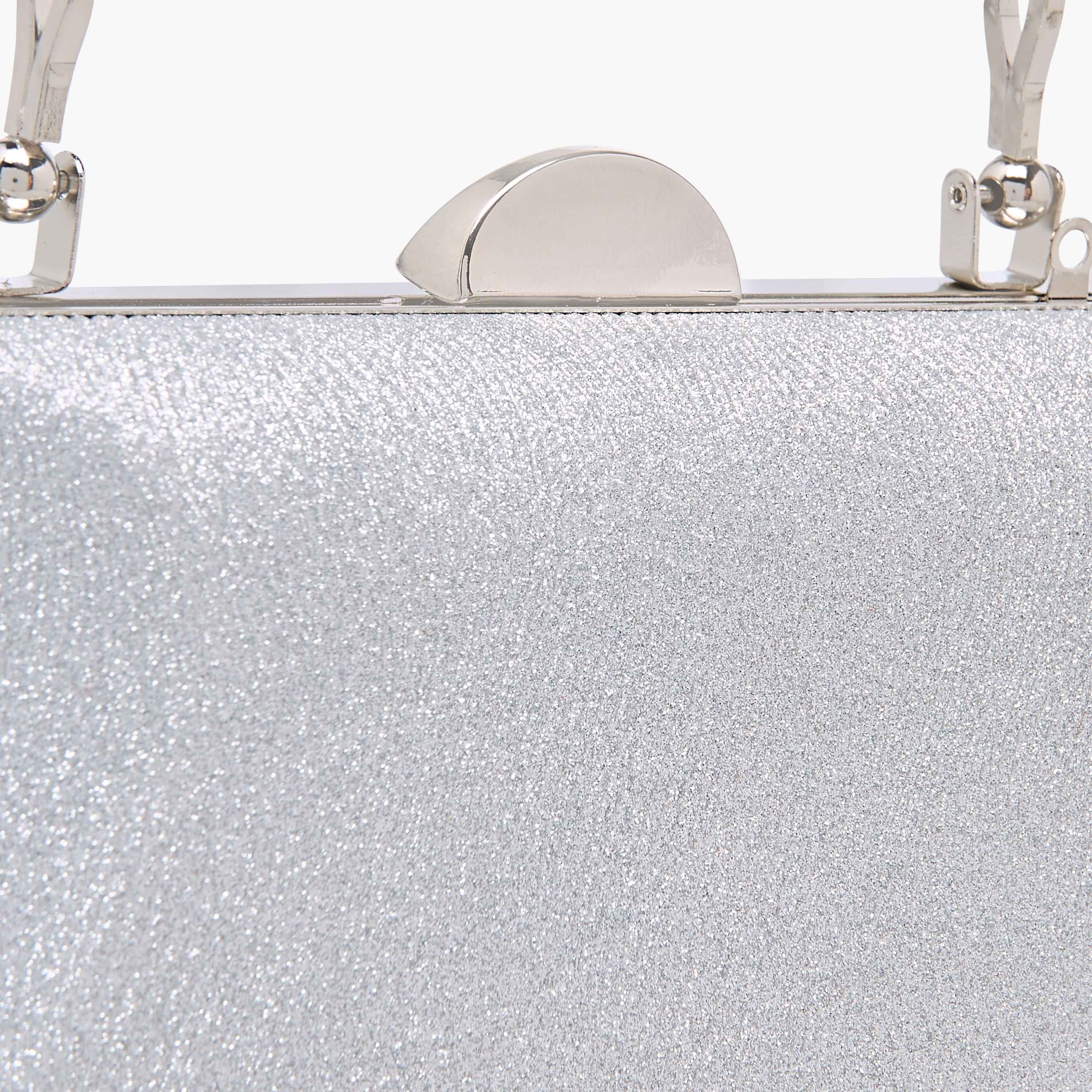 Sasha Textured Clutch with Detachable Chain Strap-women-bagsandwallets-handbags-image-5