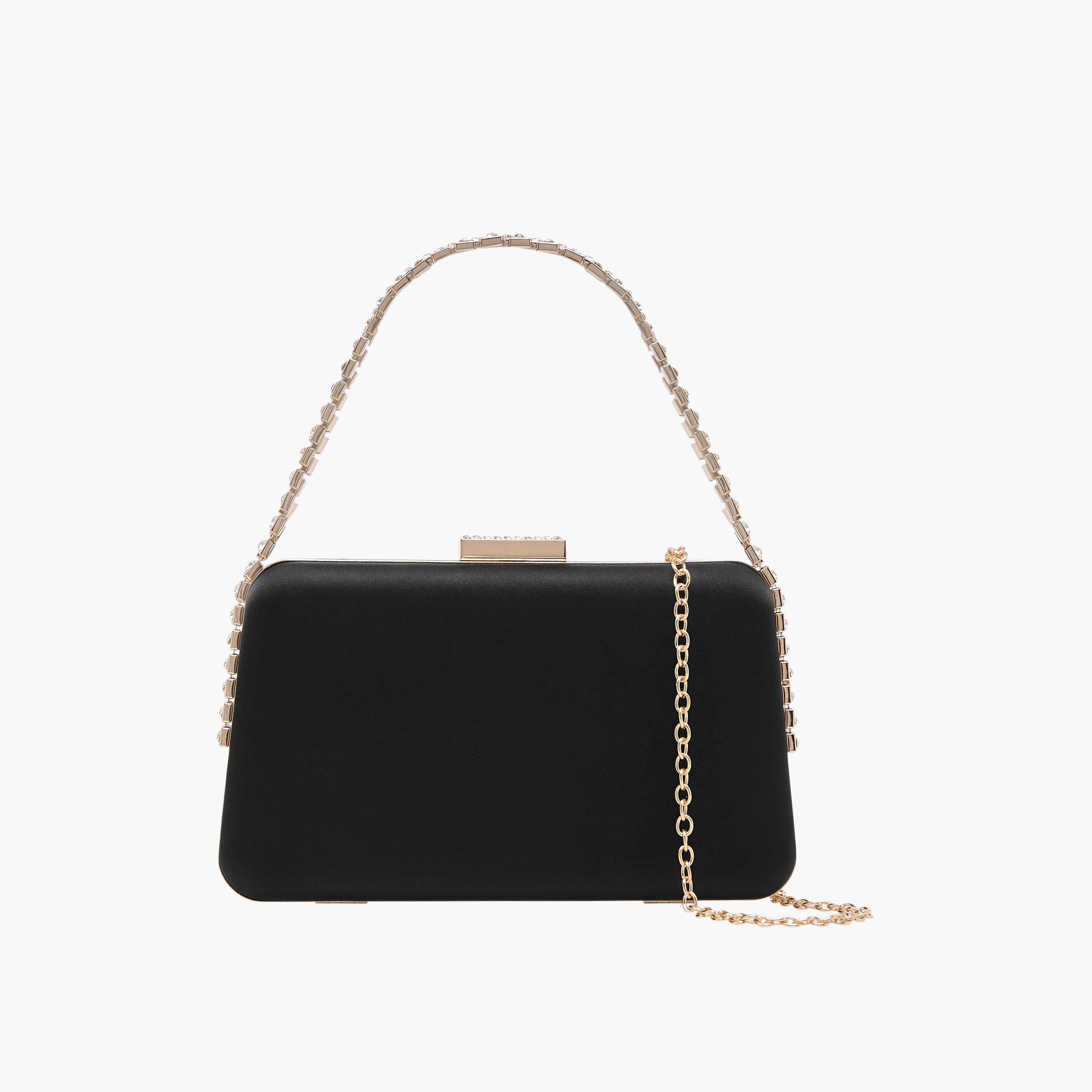 شنطة كلاتش بارزة الملمس بحزام سلسلة قابل للفصل من ساشا-women-bagsandwallets-handbags-image-1
