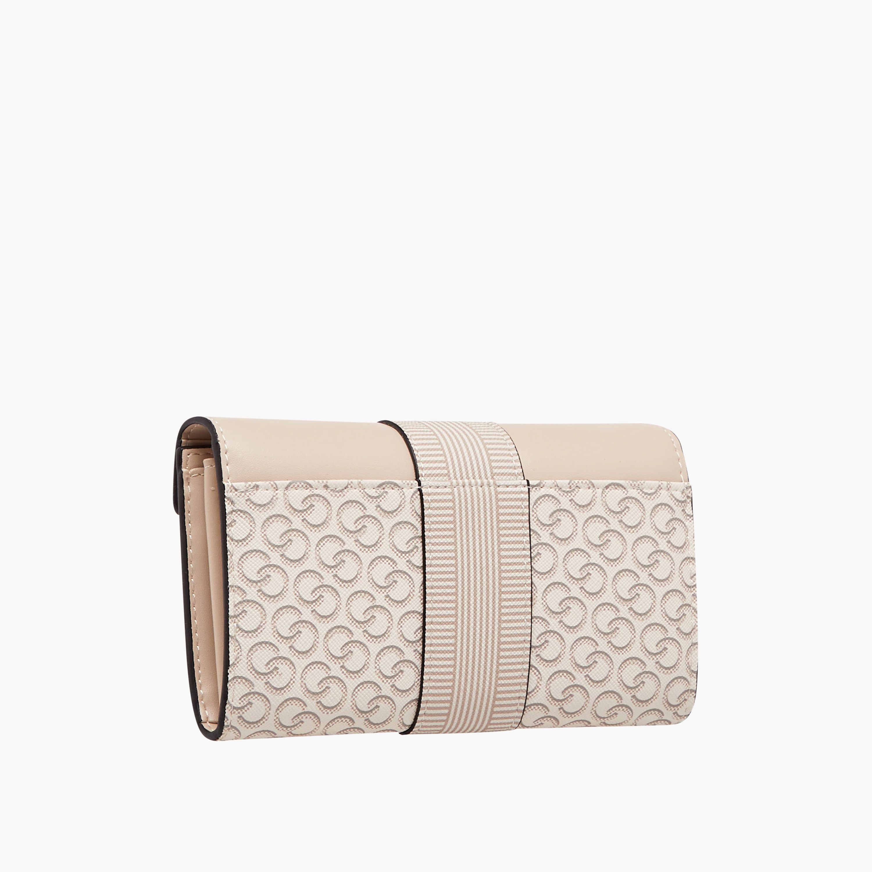 Celeste Monogram Print Wallet with Button Closure-women-bagsandwallets-handbags-image-2