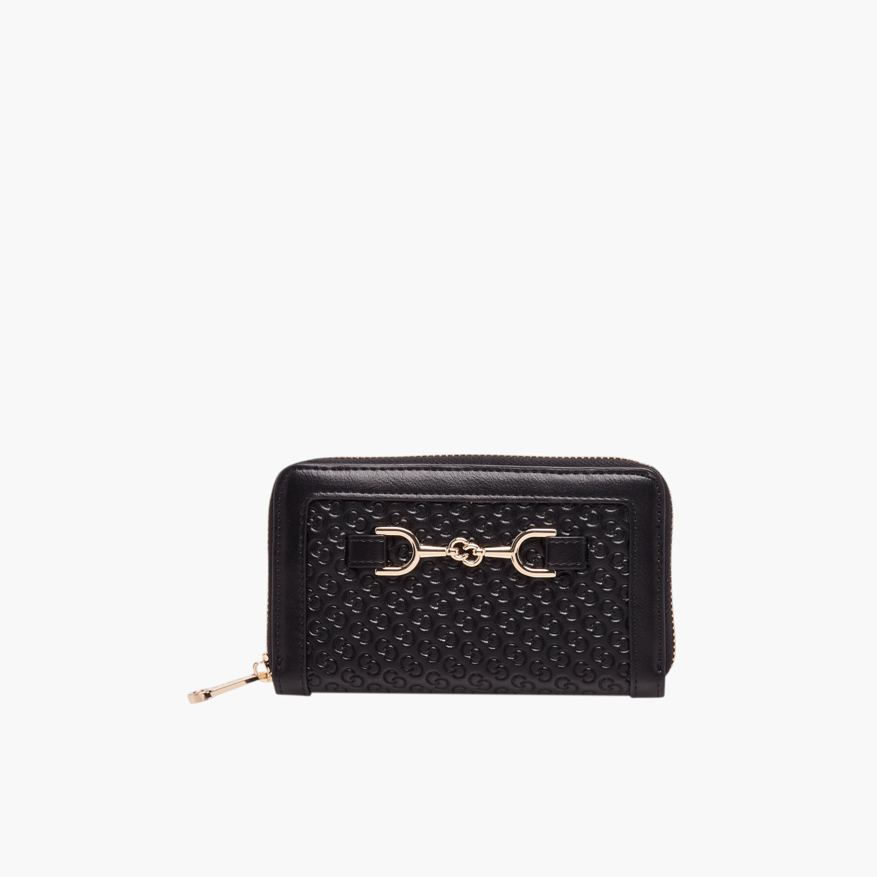 محفظة بسحاب ونقوش مونوجرام من سيليست-women-bagsandwallets-wallets-image-1