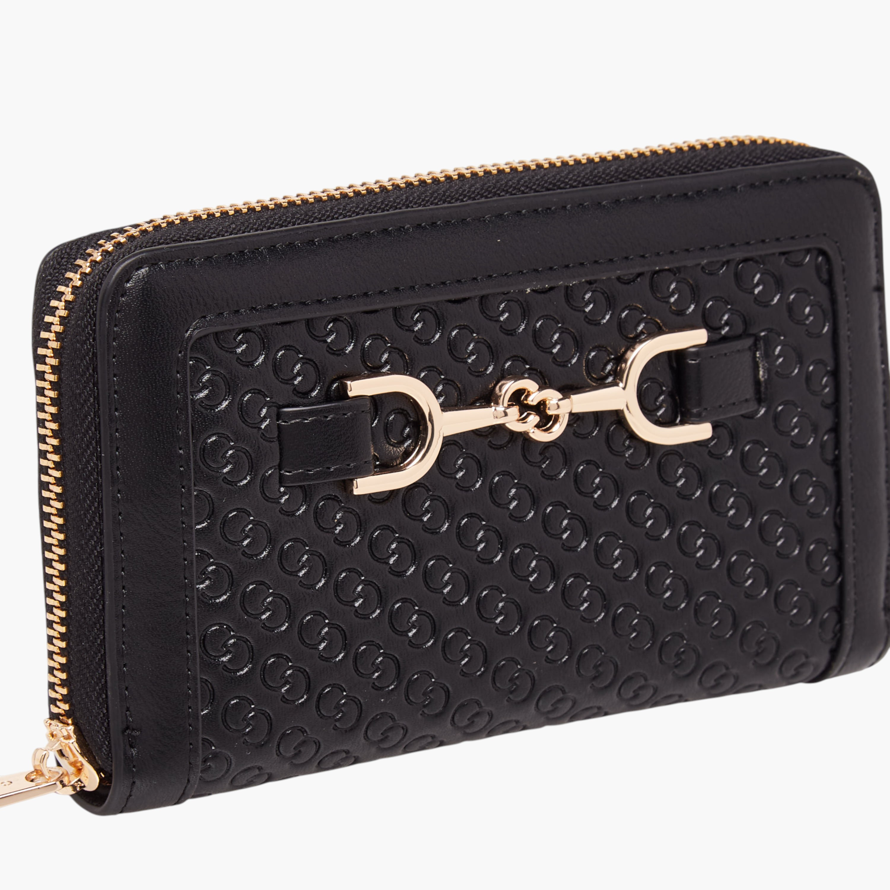 محفظة بسحاب ونقوش مونوجرام من سيليست-women-bagsandwallets-wallets-image-3