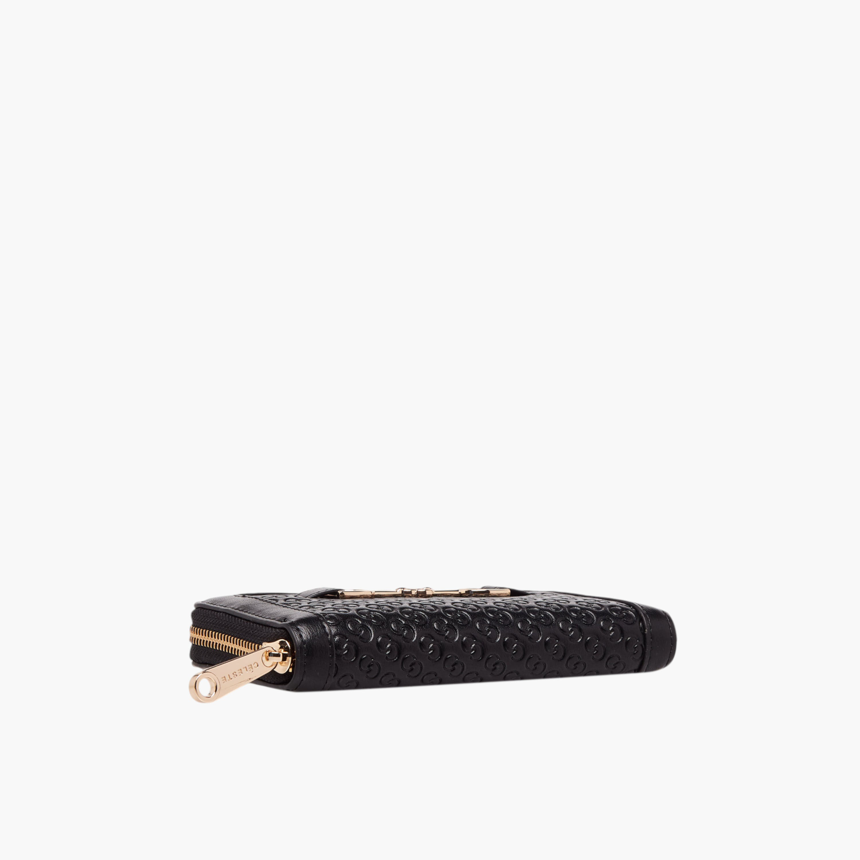 محفظة بسحاب ونقوش مونوجرام من سيليست-women-bagsandwallets-wallets-image-4