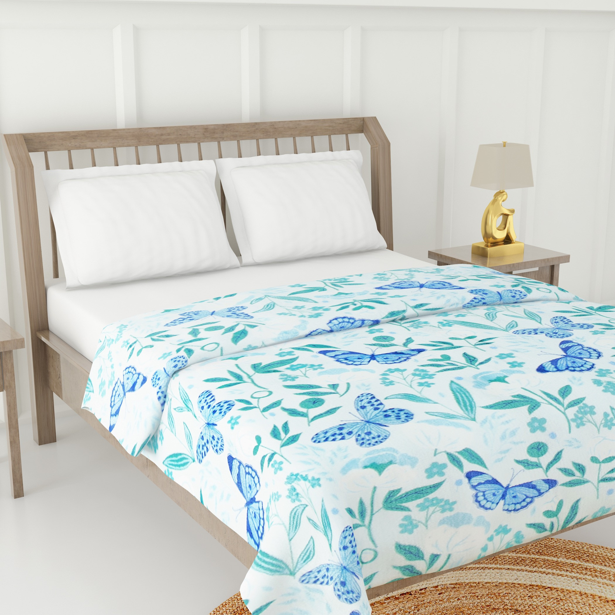Luxury Soft Plush Flannel Blanket - 200x200 cms-household-bedding-blankets-image-3