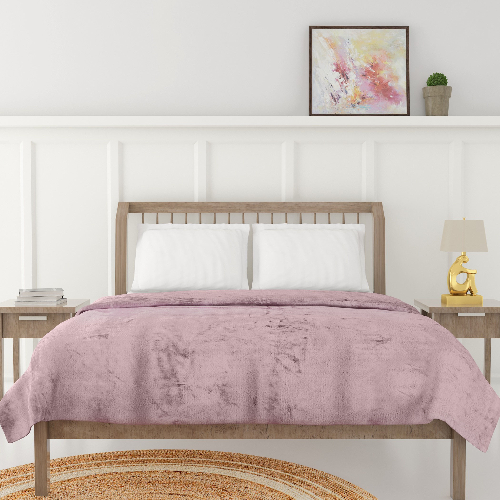 Luxury Soft Plush Flannel Blanket - 150x200 cms-household-cushionsandthrows-throwsandblankets-blankets-image-1