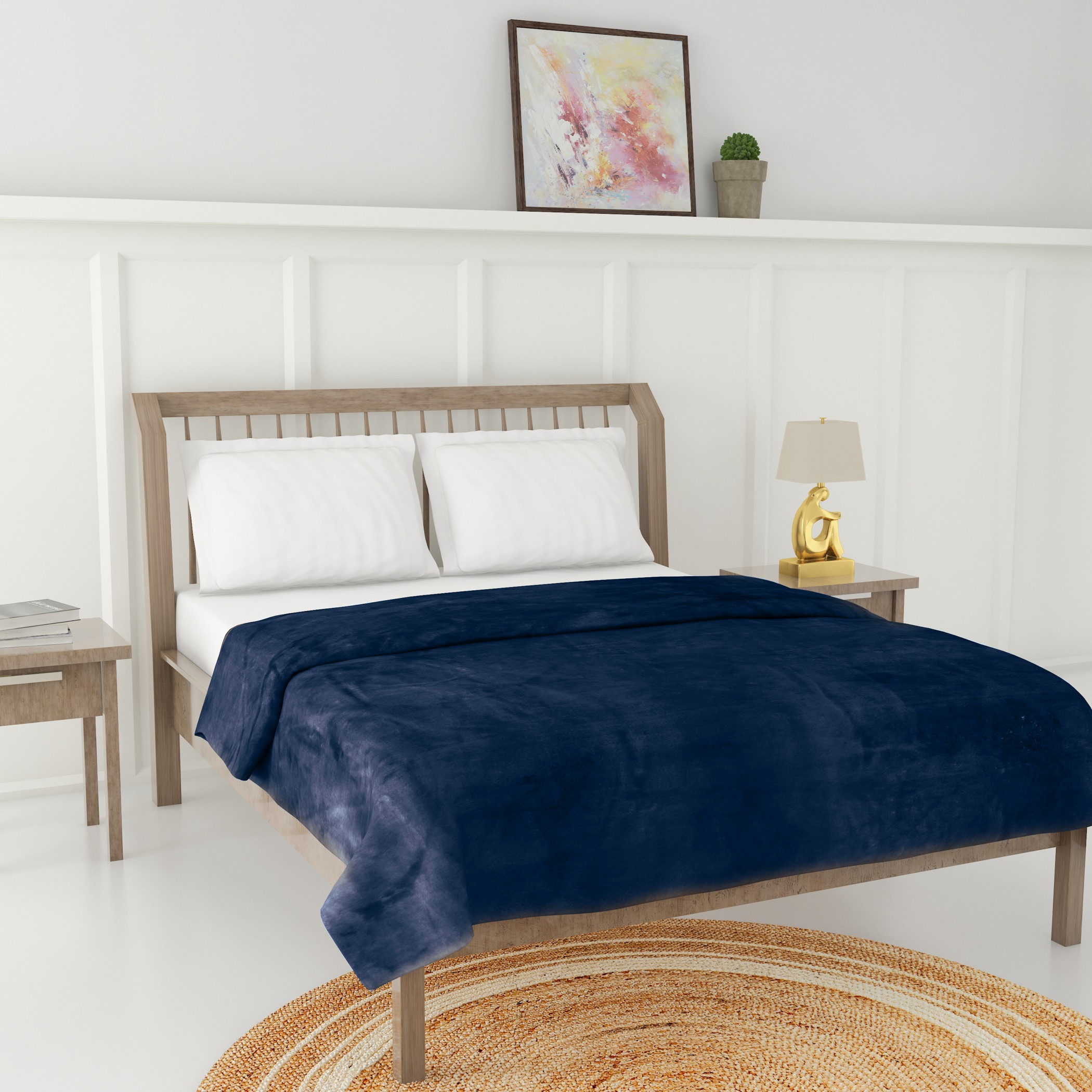 Luxury Soft Plush Flannel Blanket - 150x200 cms-household-cushionsandthrows-throwsandblankets-blankets-image-2
