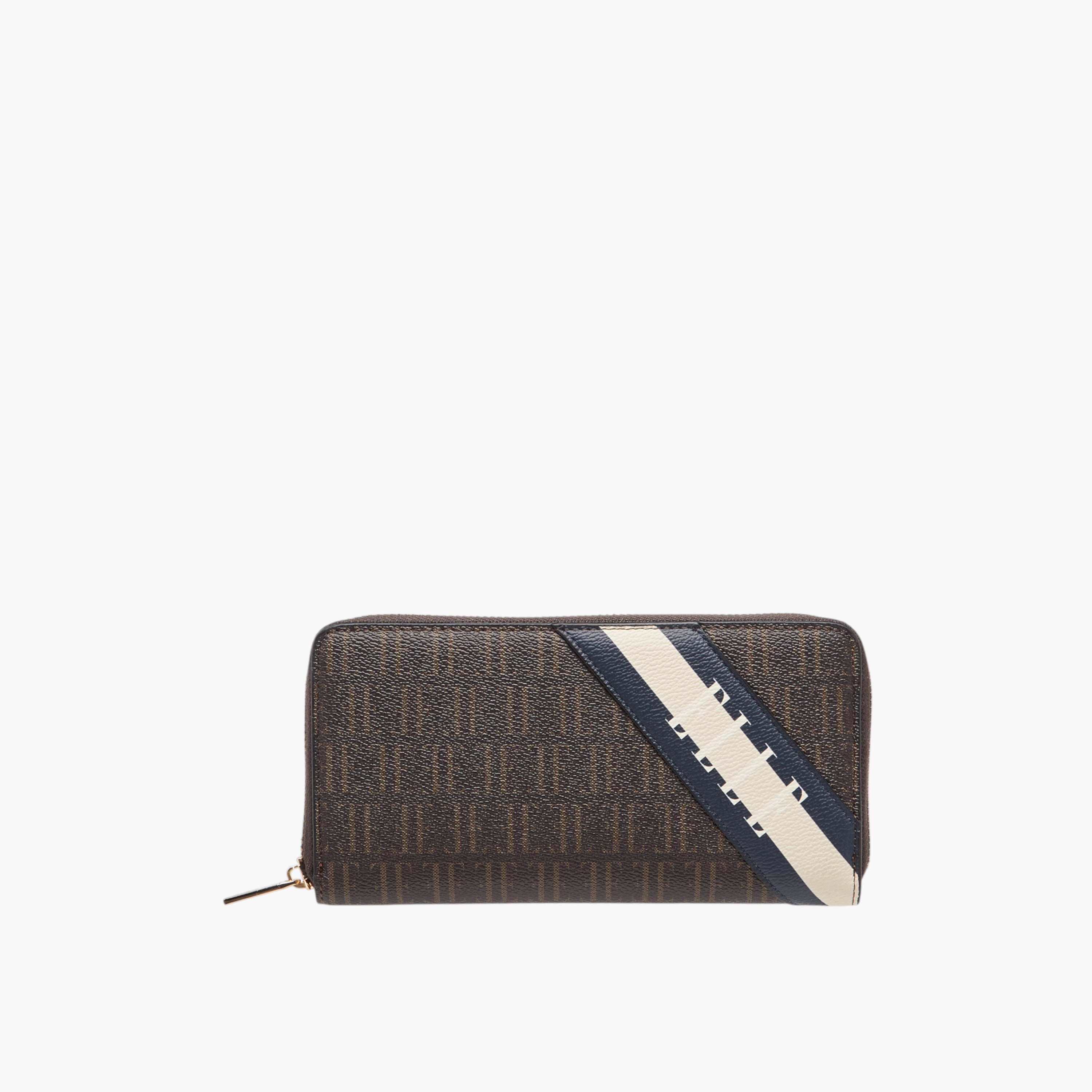 محفظة بسحاب وطبعات مونوجرام من إيل-women-bagsandwallets-handbags-image-1