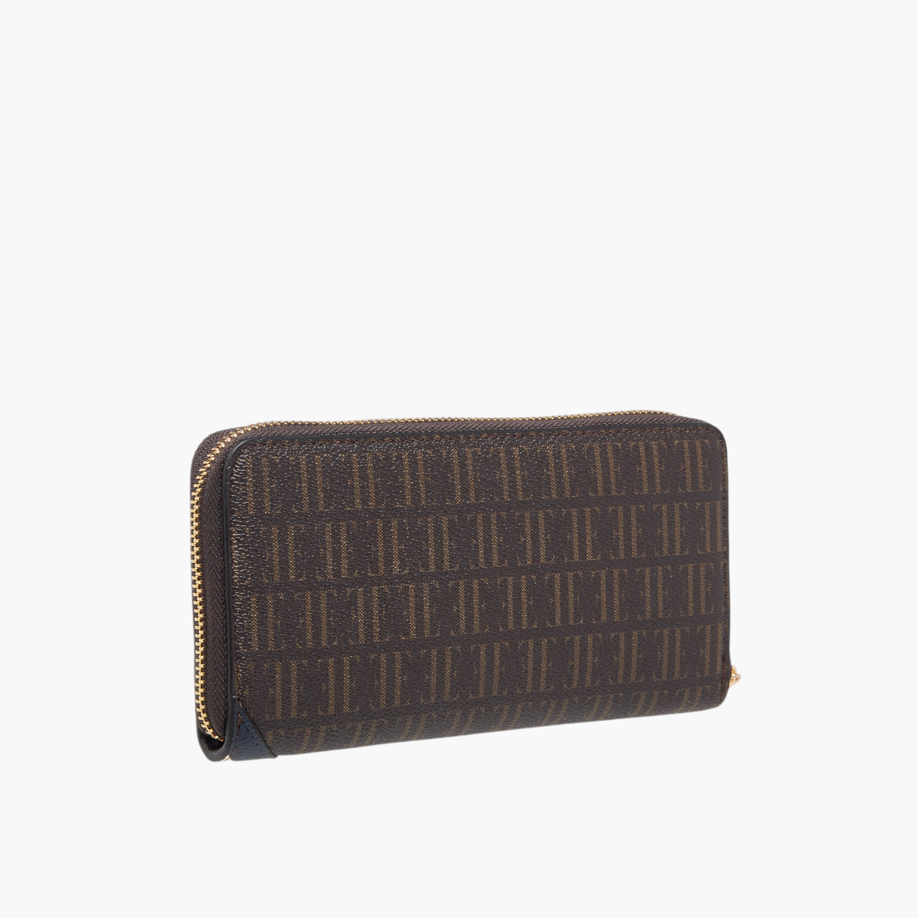 محفظة بسحاب وطبعات مونوجرام من إيل-women-bagsandwallets-handbags-image-3