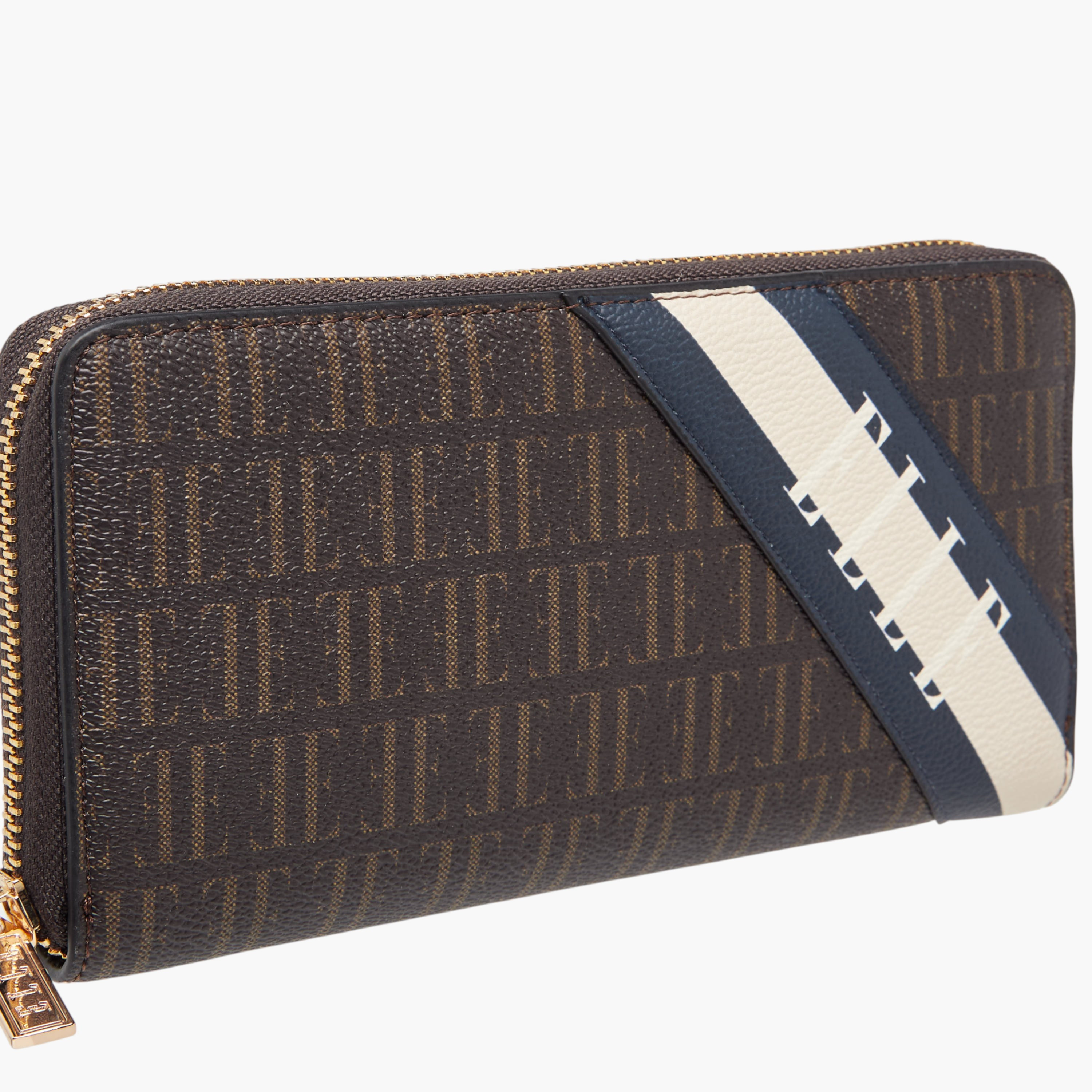 محفظة بسحاب وطبعات مونوجرام من إيل-women-bagsandwallets-handbags-image-4
