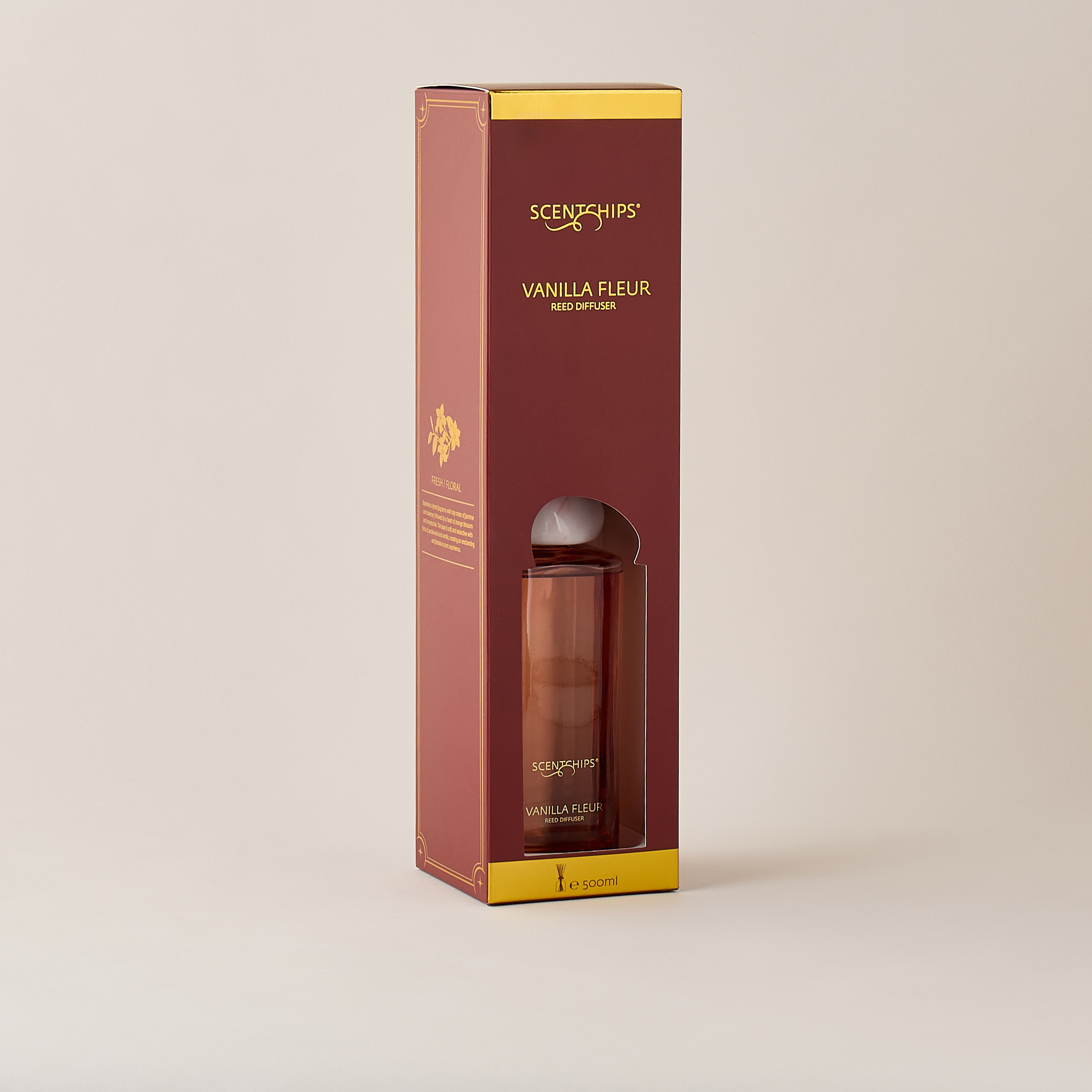 Scent.d London Sweet Vanilla Reed Diffuser - 500 ml-household-homefragrance-reeddiffusers-image-4