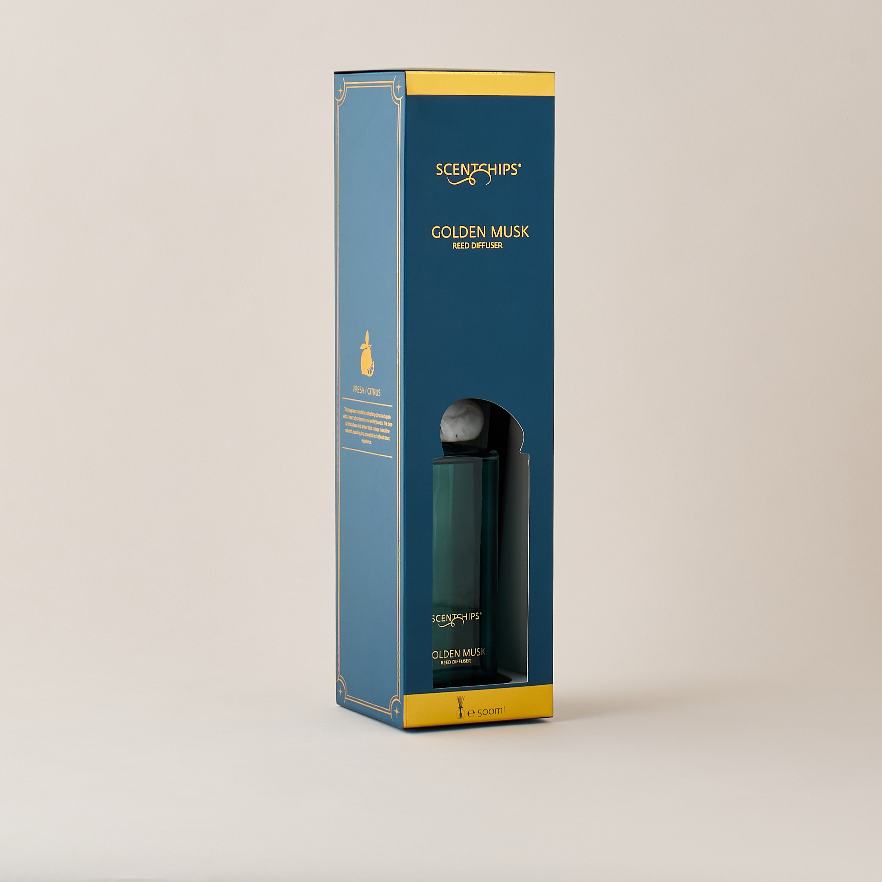 Scent.d London Sweet Vanilla Reed Diffuser - 500 ml-household-homefragrance-reeddiffusers-image-4
