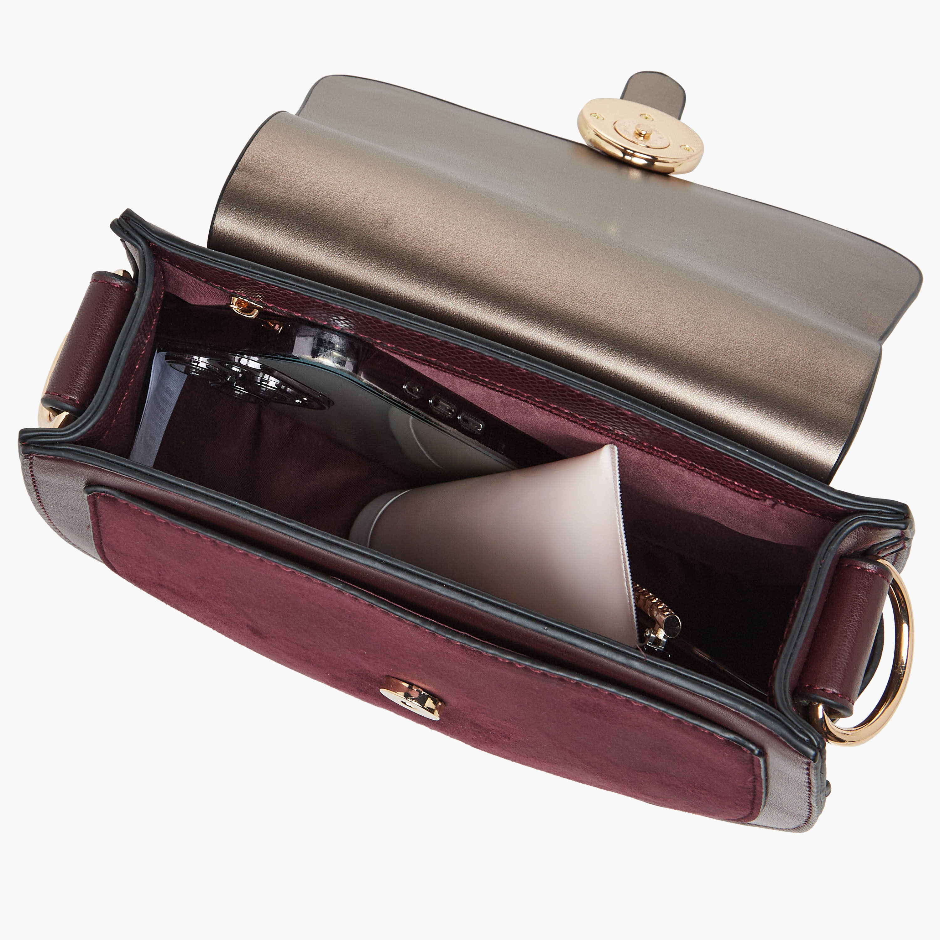 شنطة كروس بودي سادة بحزام قابل للفصل من لويلا جري فينيشيا-women-bagsandwallets-handbags-image-9