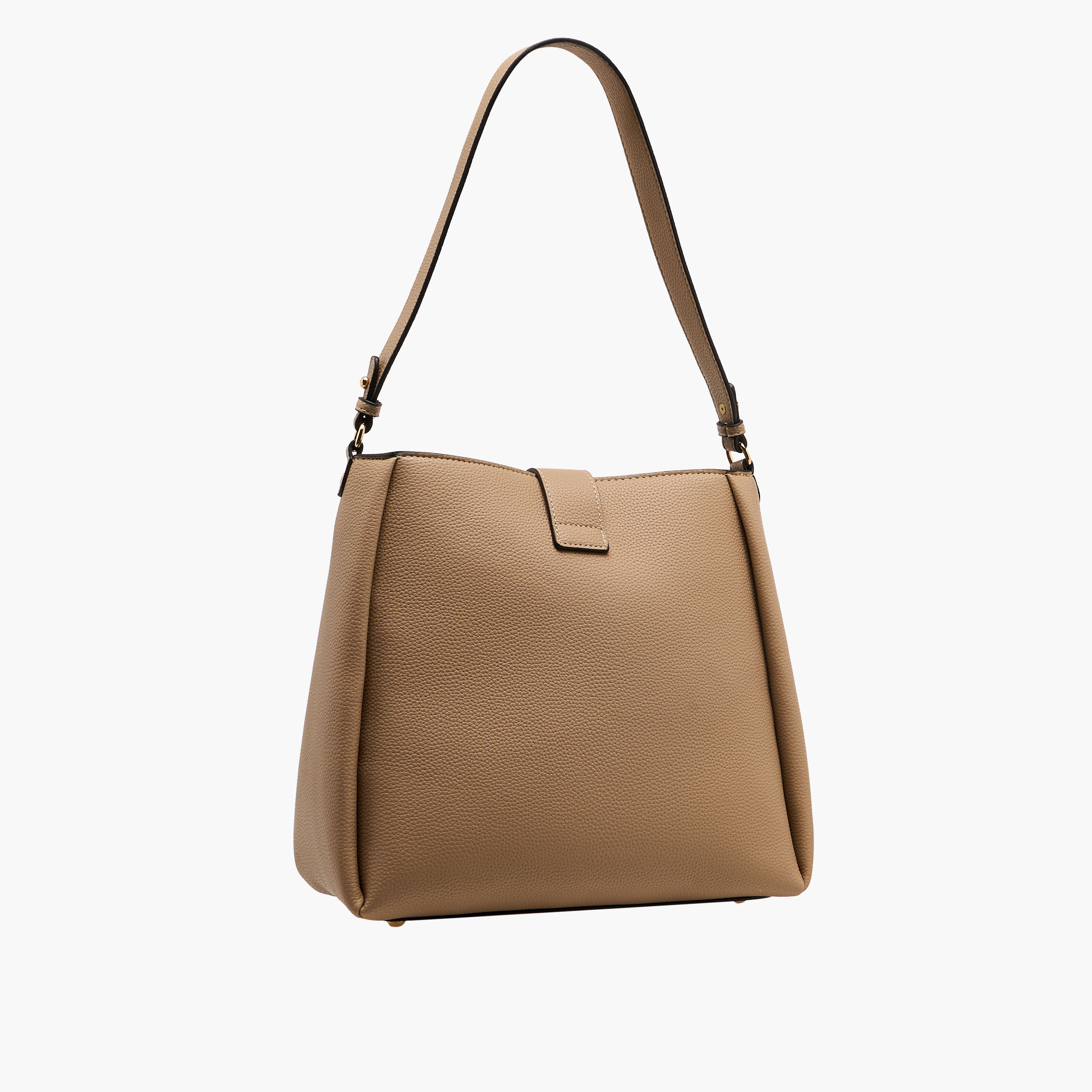 LUELLA GREY Weave Textured Woven Shoulder Bag with Buckle Closure-women-bagsandwallets-handbags-image-4