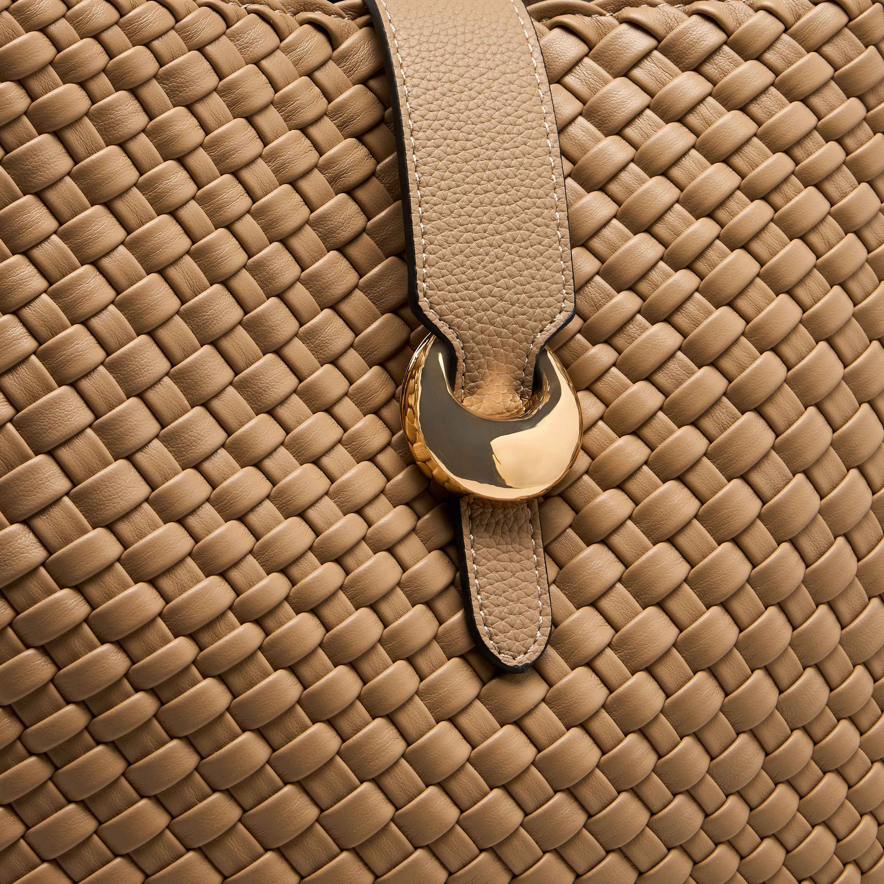 LUELLA GREY Weave Textured Woven Shoulder Bag with Buckle Closure-women-bagsandwallets-handbags-image-5