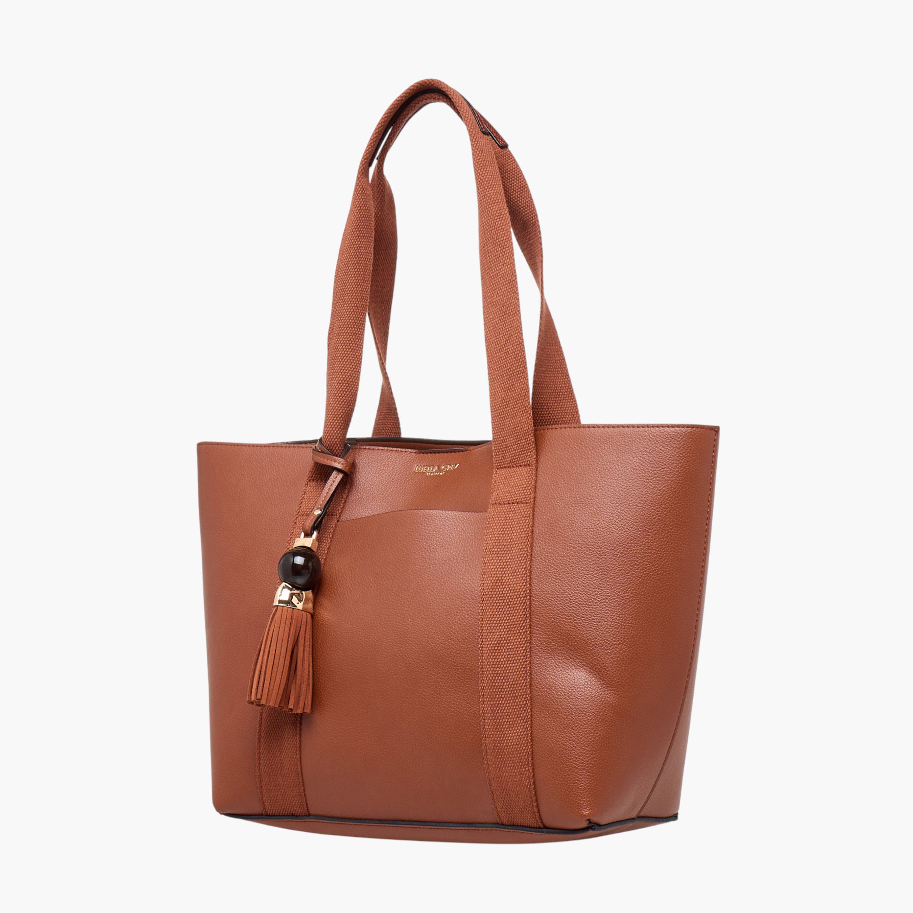 شنطة توت سادة مع شنطة صغيرة من لويلا جراي-women-bagsandwallets-handbags-image-4