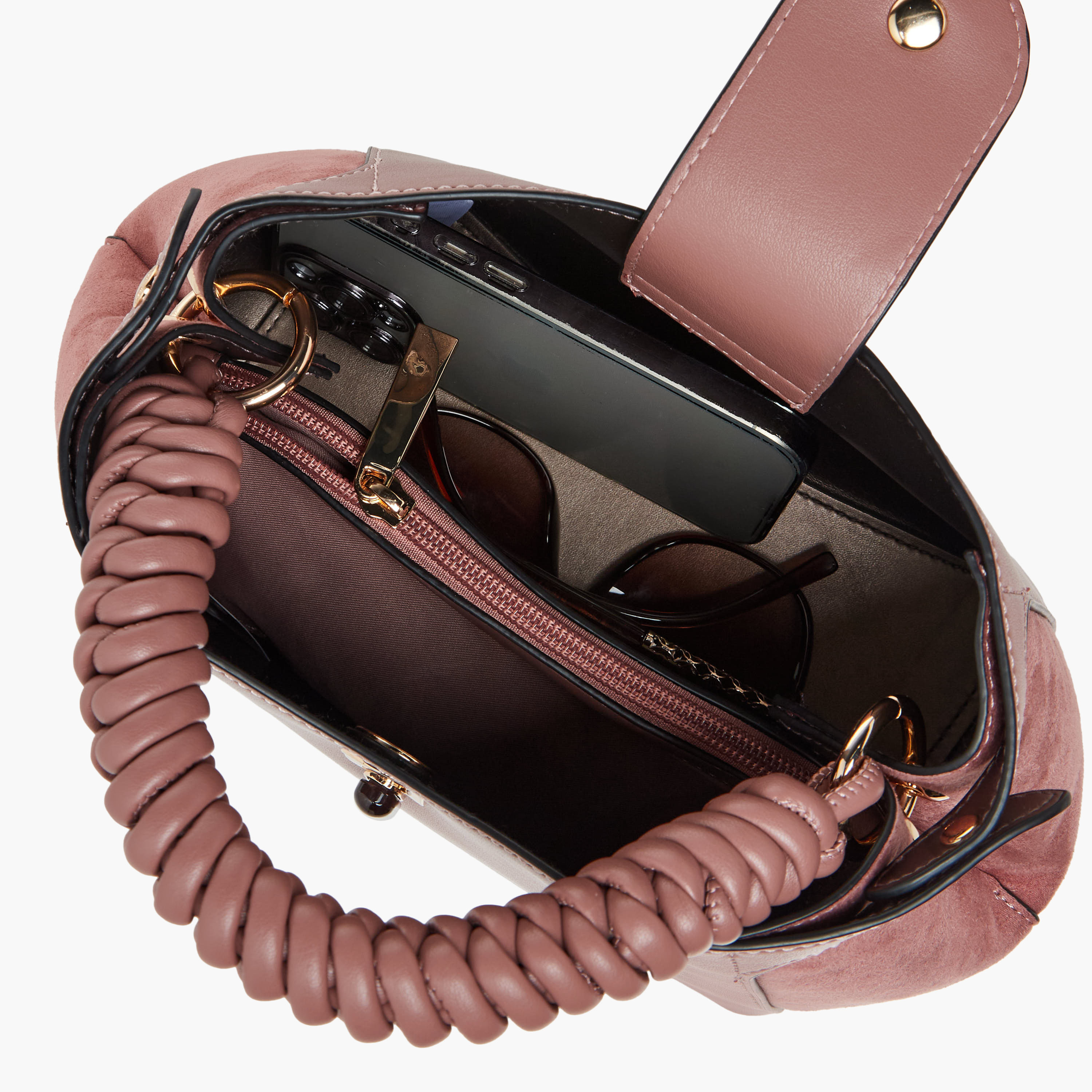 شنطة كروس بودي سادة بحزام قابل للفصل من لويلا جري كاثرين-women-bagsandwallets-handbags-image-9