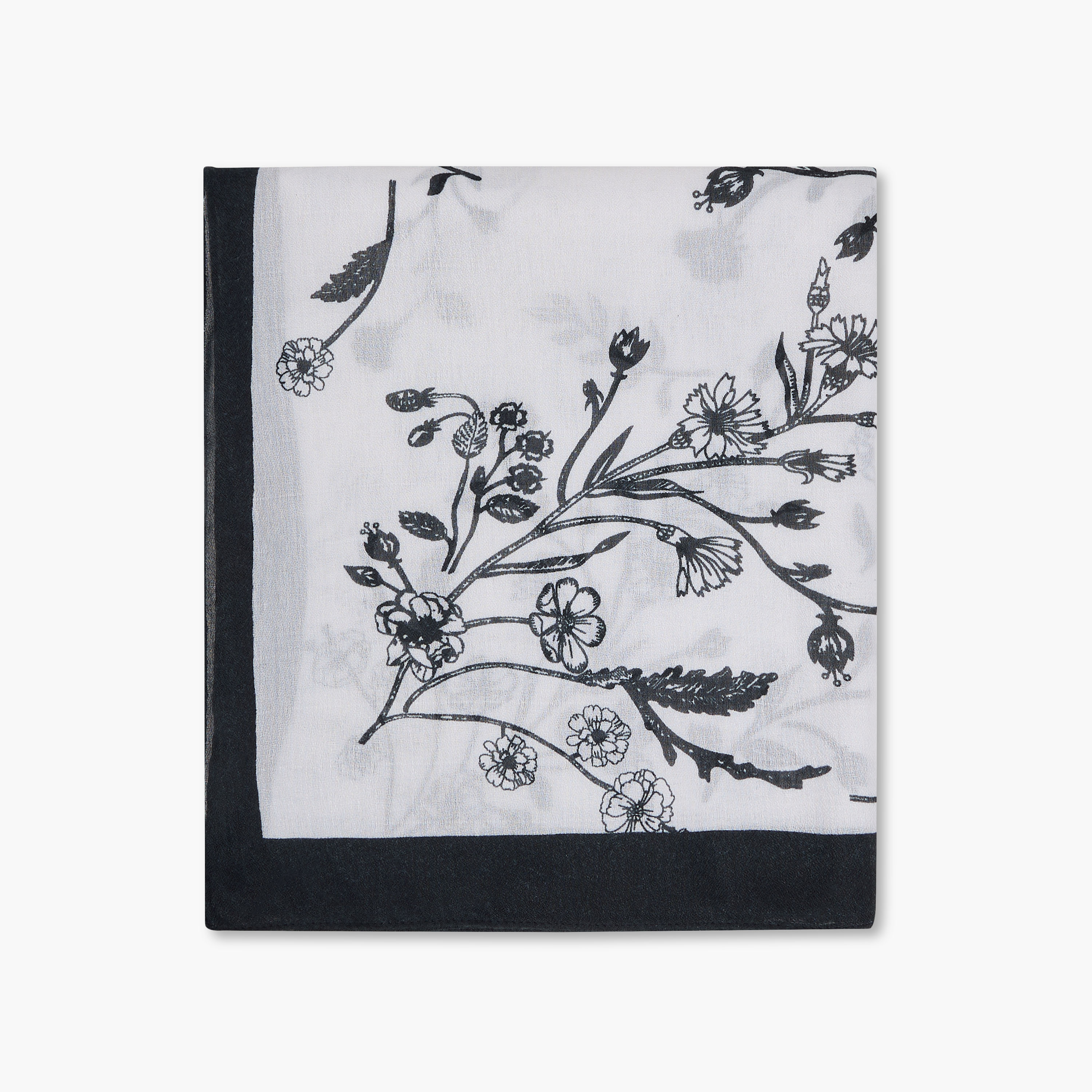 وشاح بطبعات زهرية - 185x60 سم-women-clothingaccessories-scarves-image-10